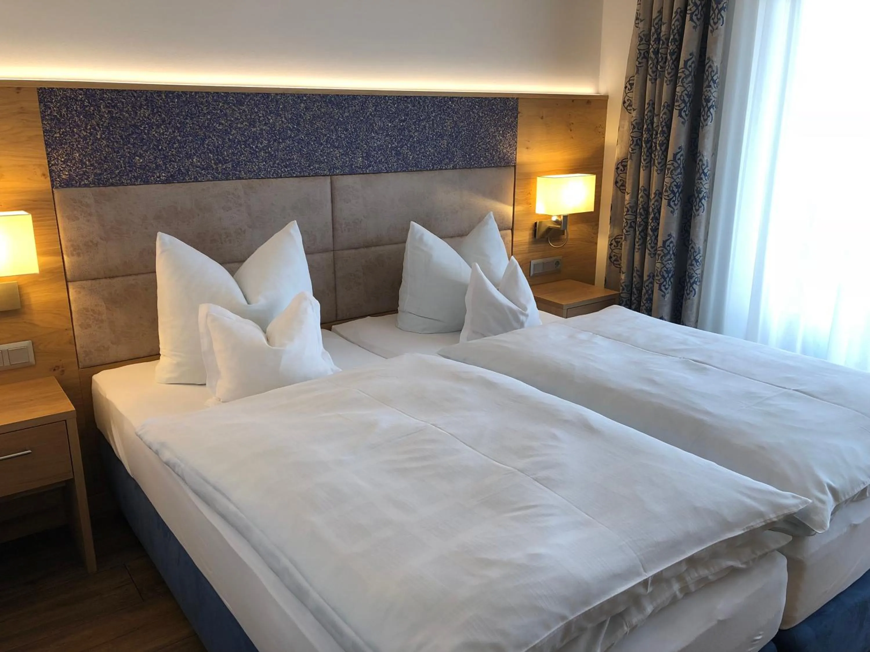 Bed in Urlaubshotel Binder