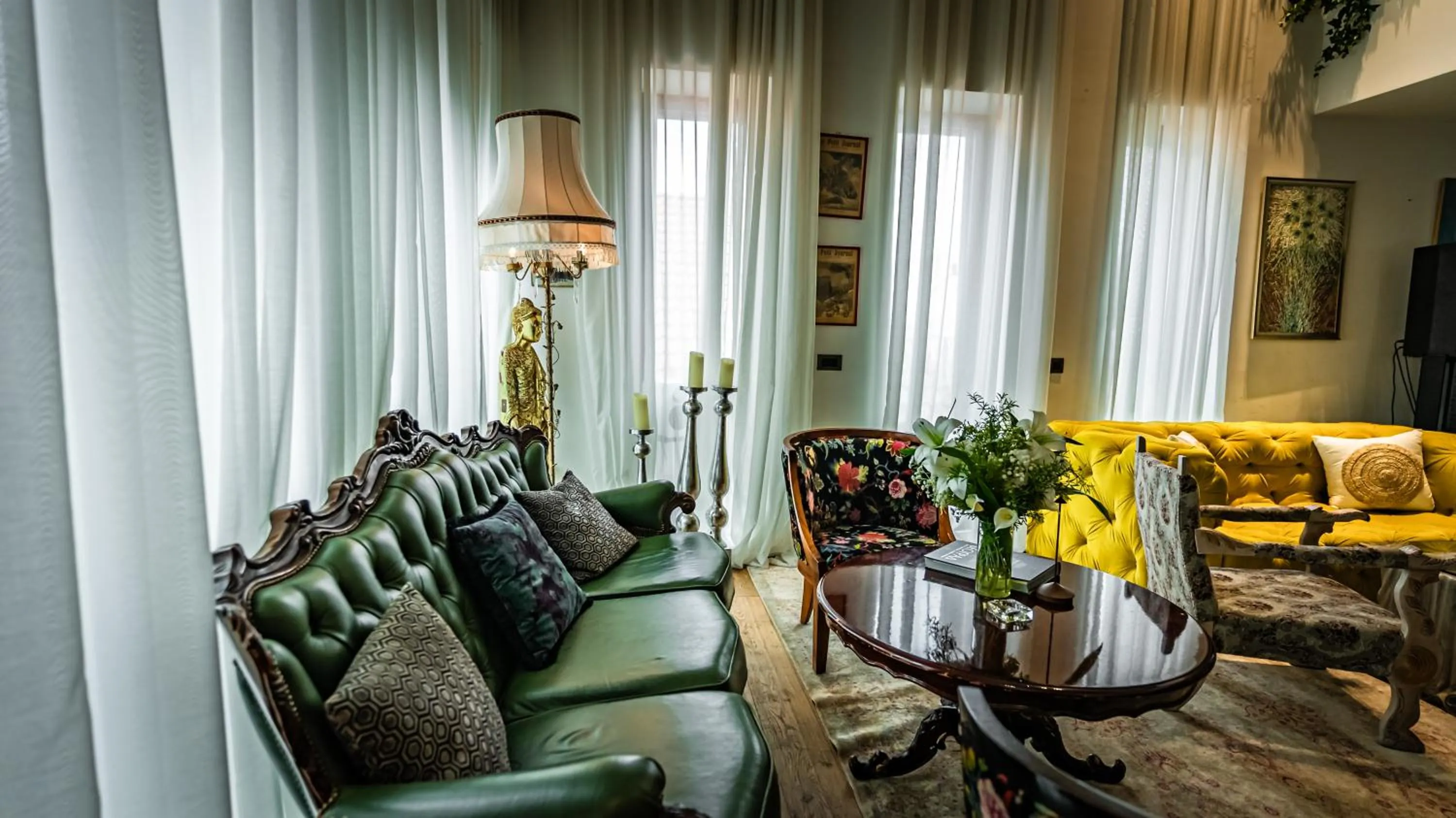 Seating area in The Babe Boutique Hotel