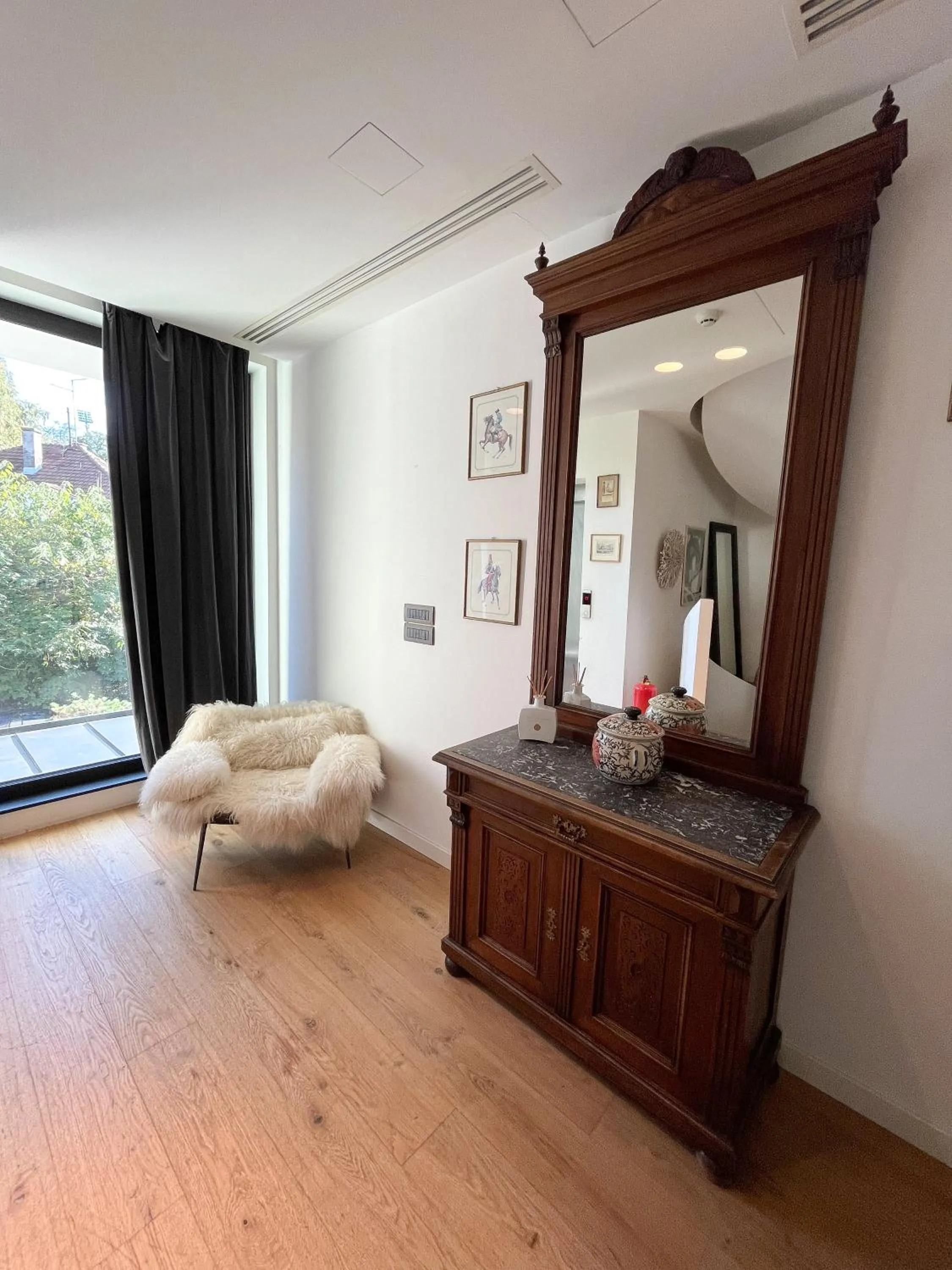Seating area in The Babe Boutique Hotel