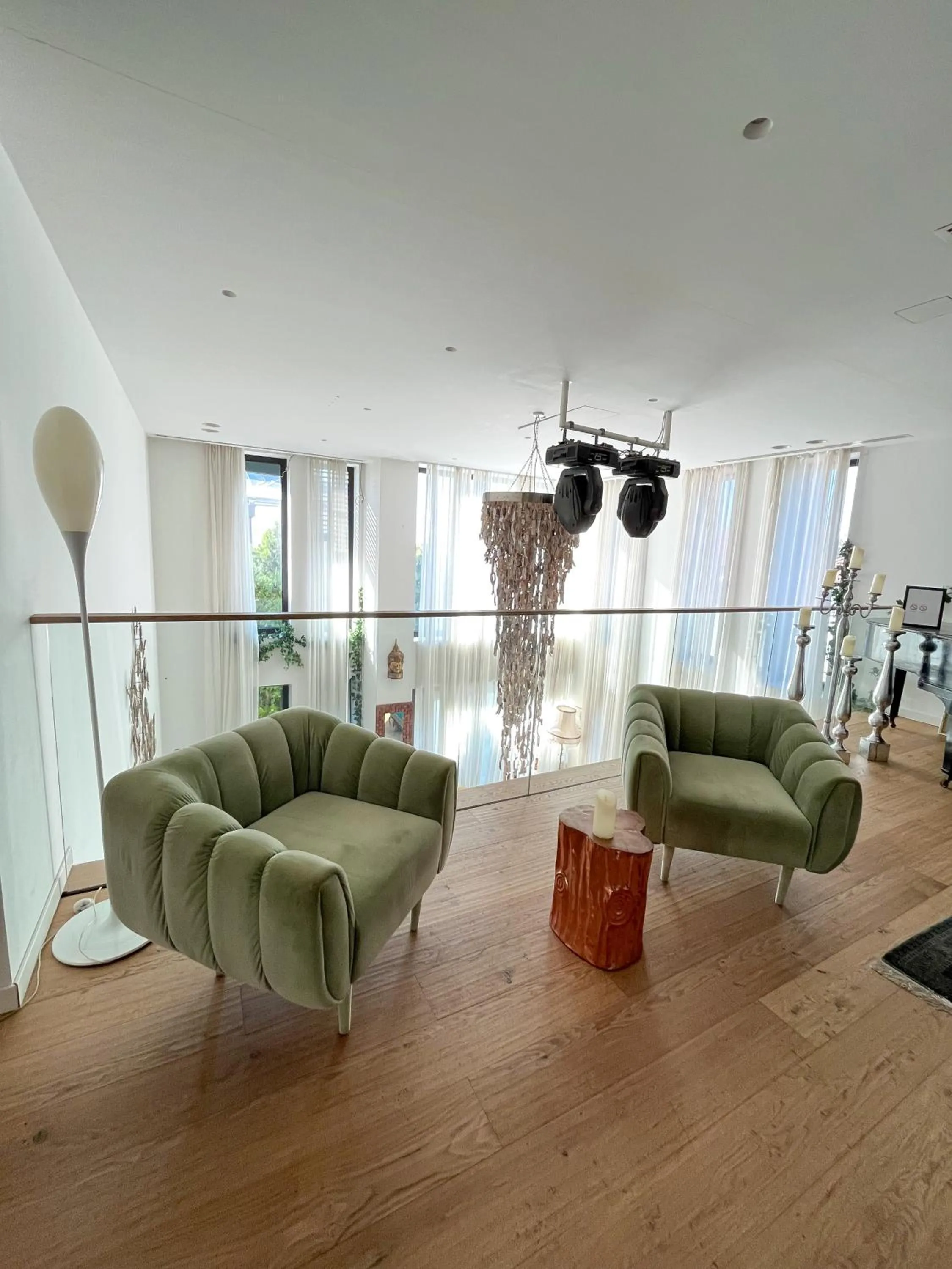 Seating area in The Babe Boutique Hotel