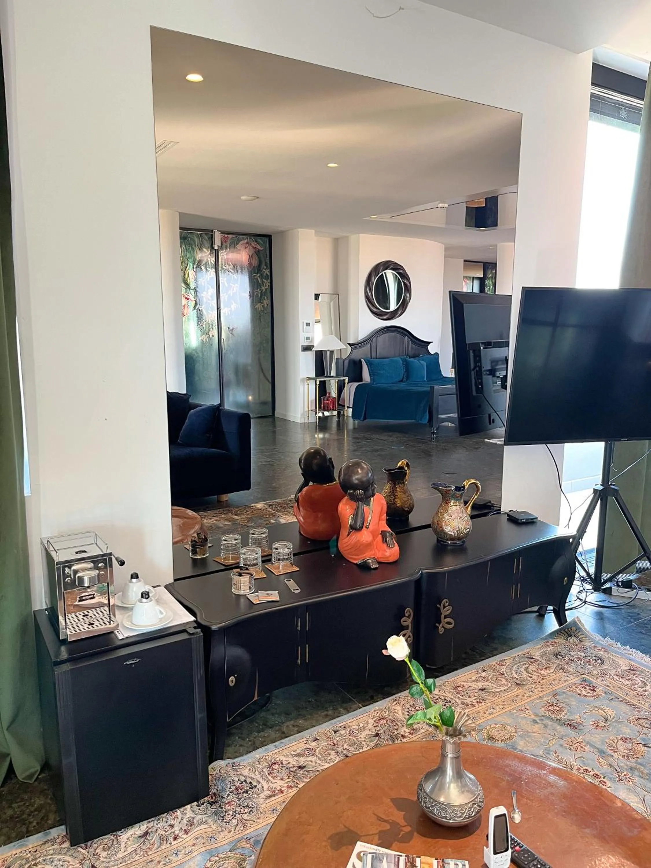 Seating area in The Babe Boutique Hotel