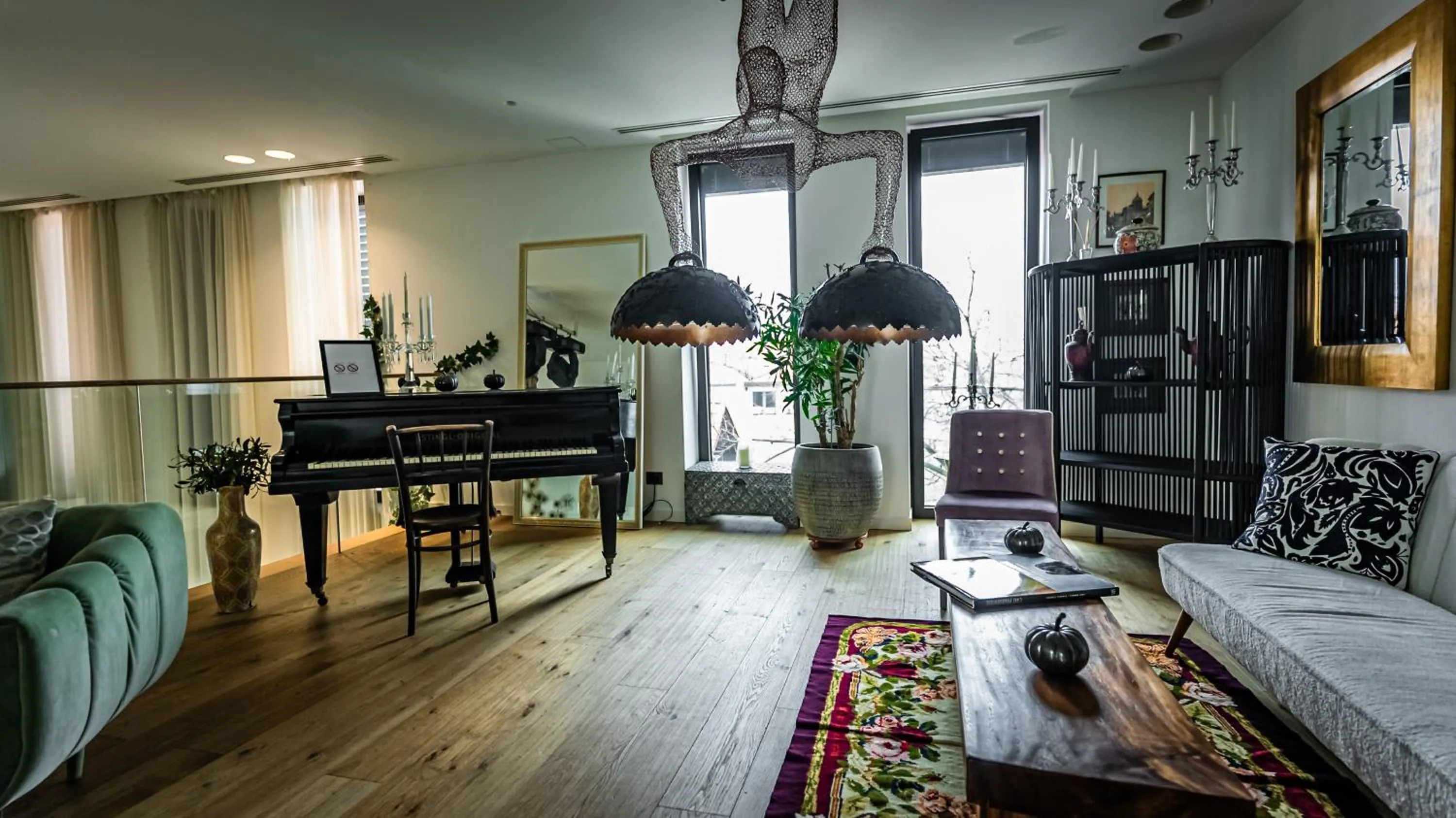 Seating area in The Babe Boutique Hotel