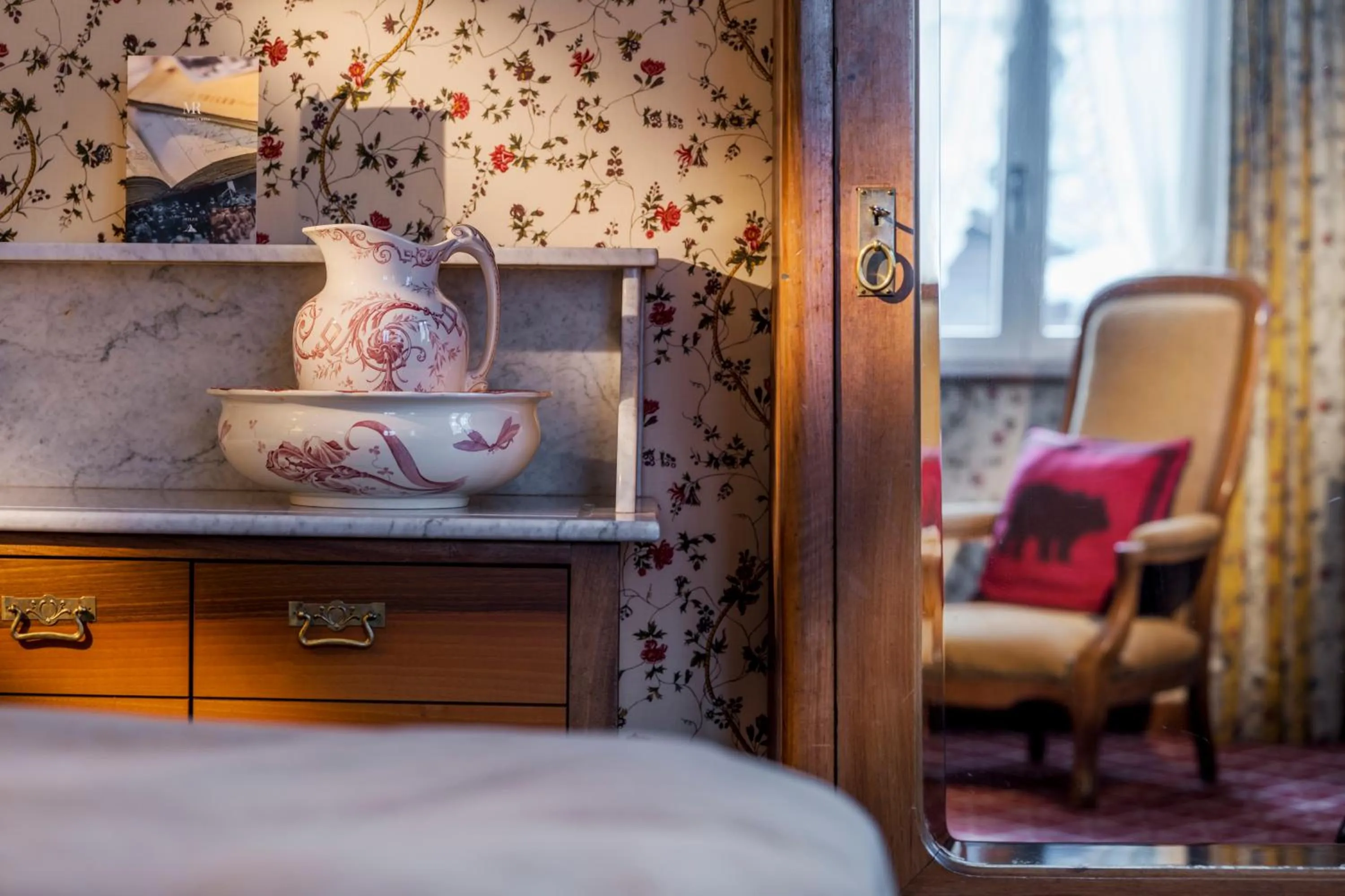 Decorative detail, Bed in Monte Rosa Boutique Hotel
