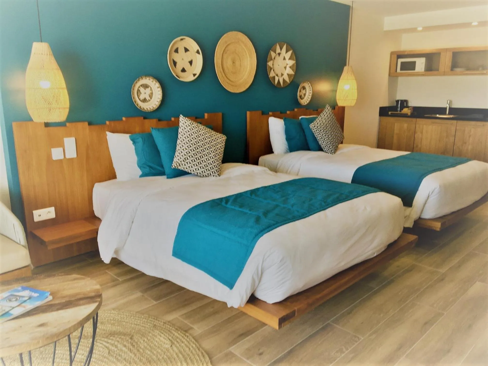 Bed in Orient Beach Hotel