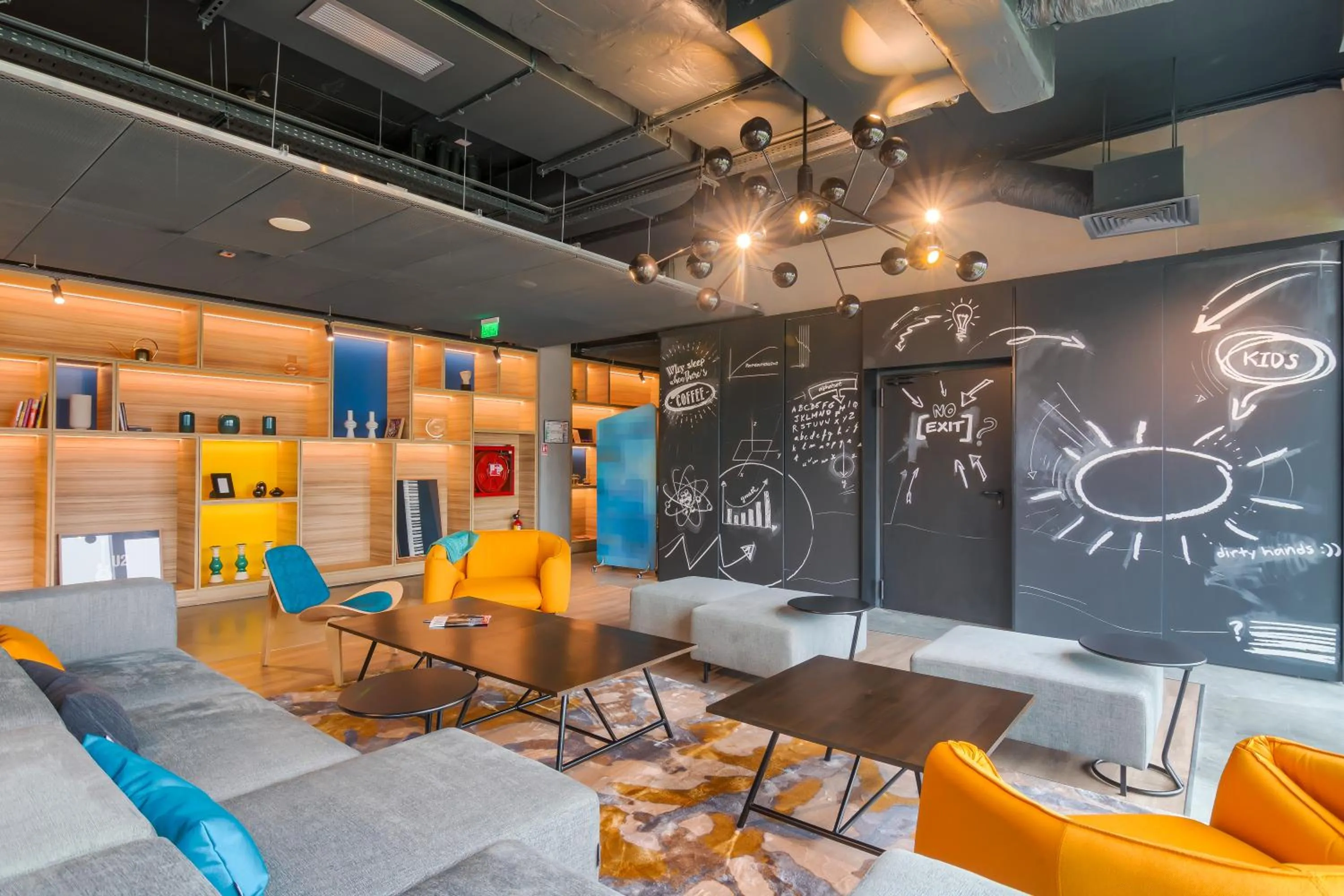 Seating area in ibis Timisoara City Center