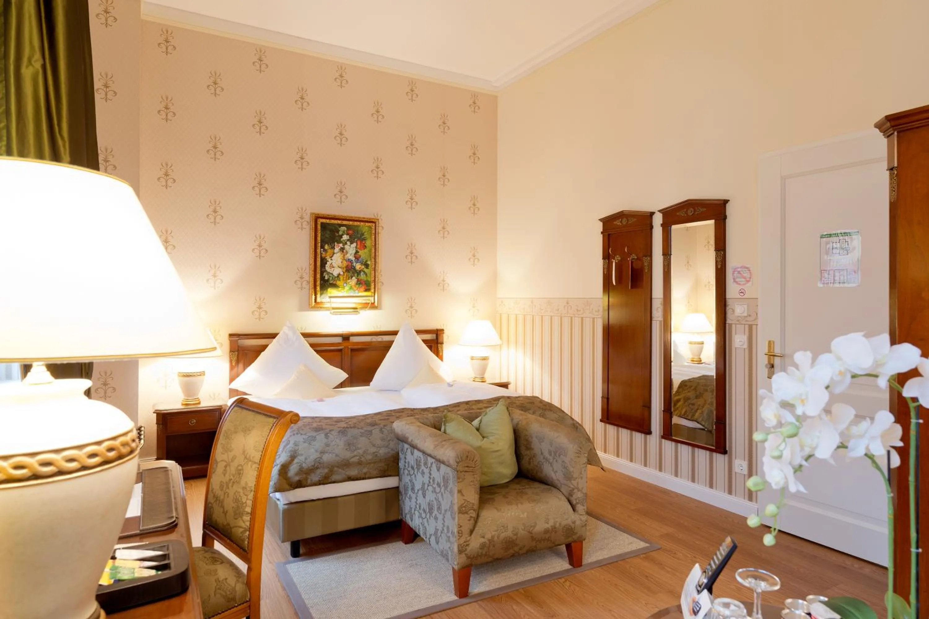 Bed in Hotel Villa Monte Vino