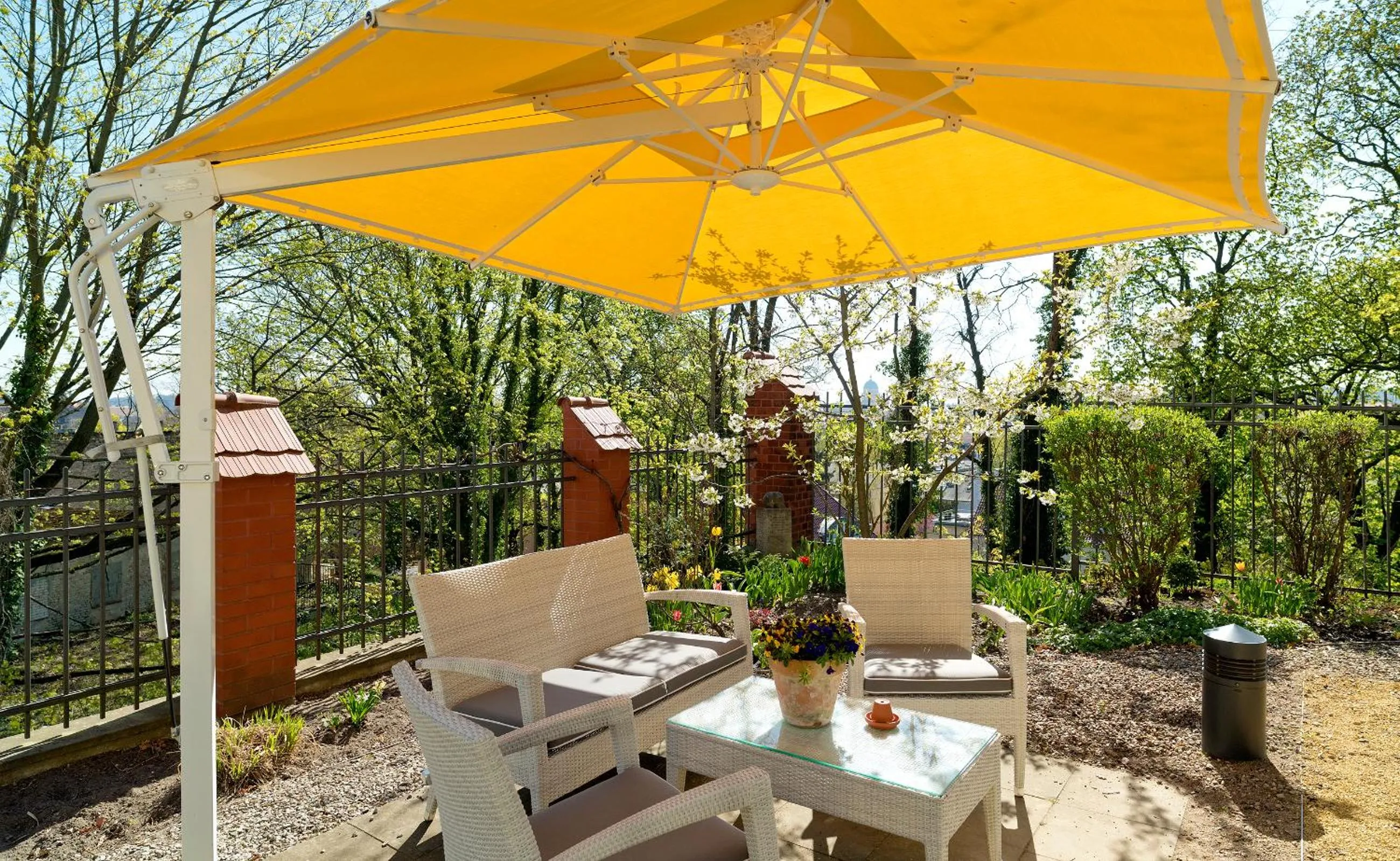 Patio in Hotel Villa Monte Vino