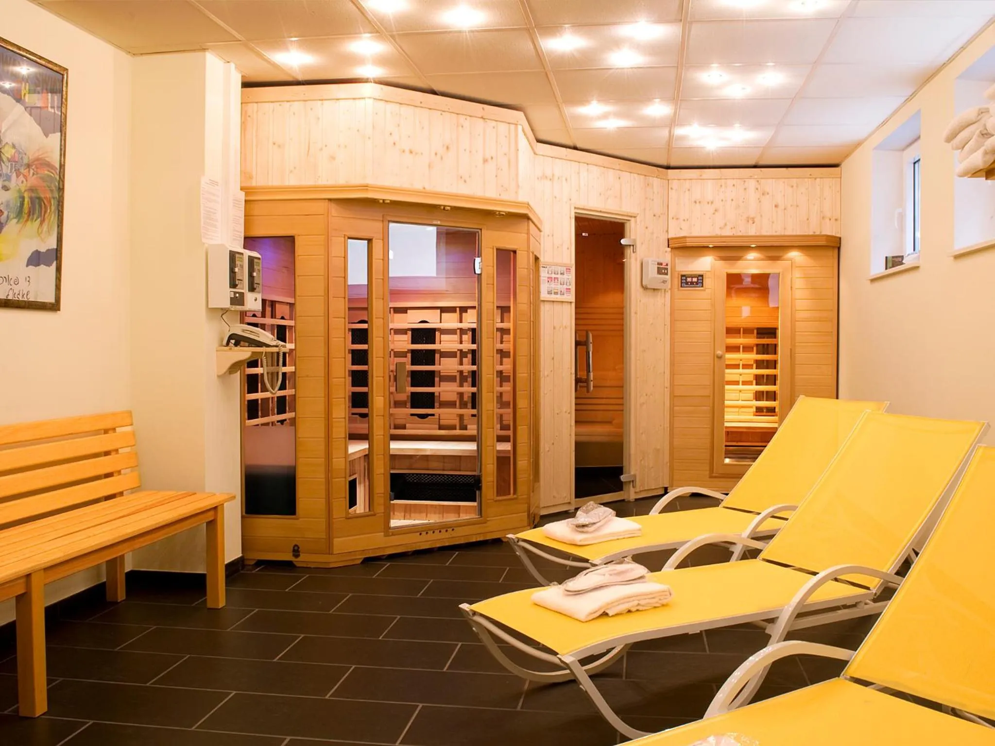 Sauna in Hotel Villa Monte Vino