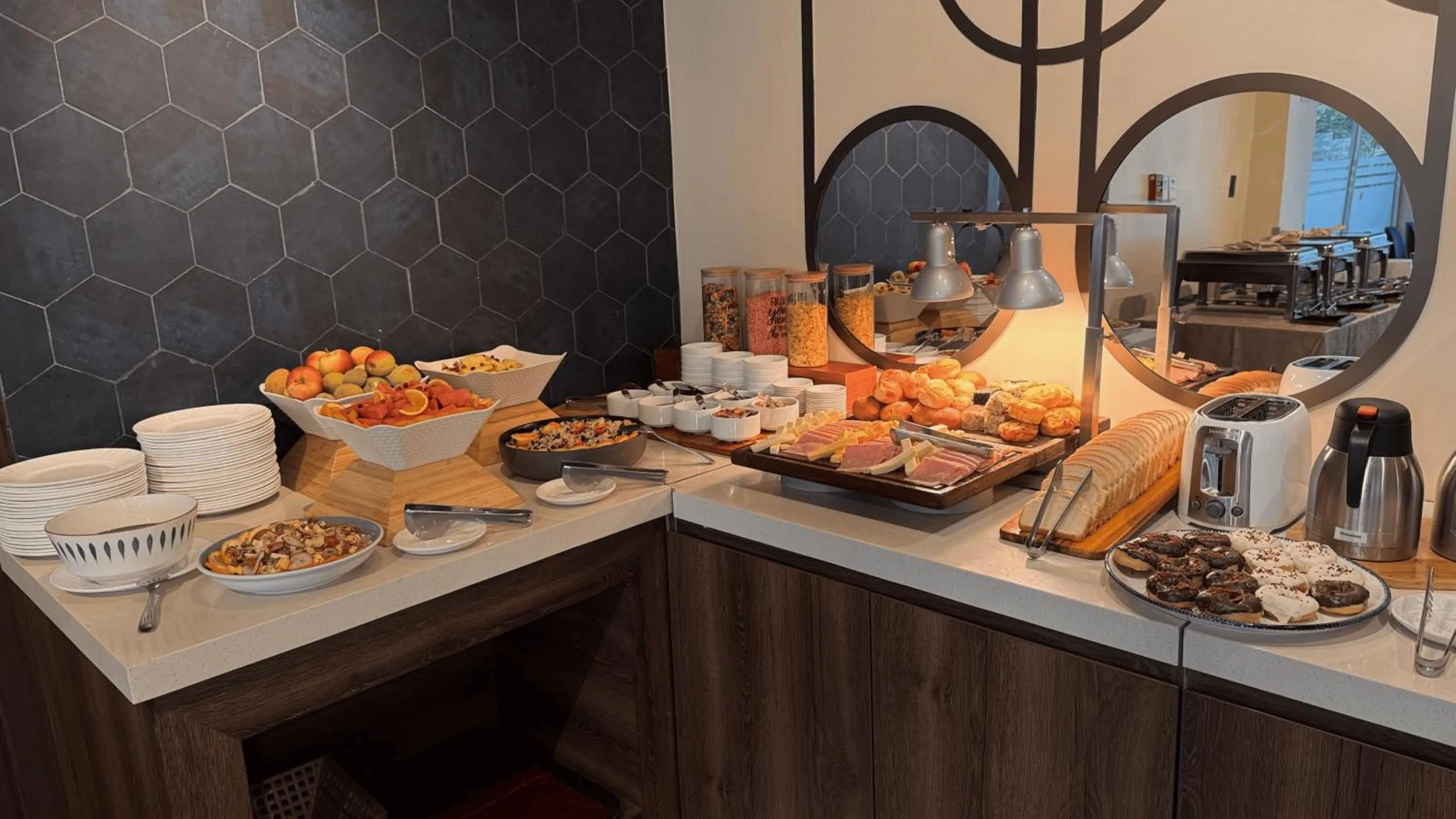 Breakfast in Hotel Puerto Pacifico Guayaquil Airport