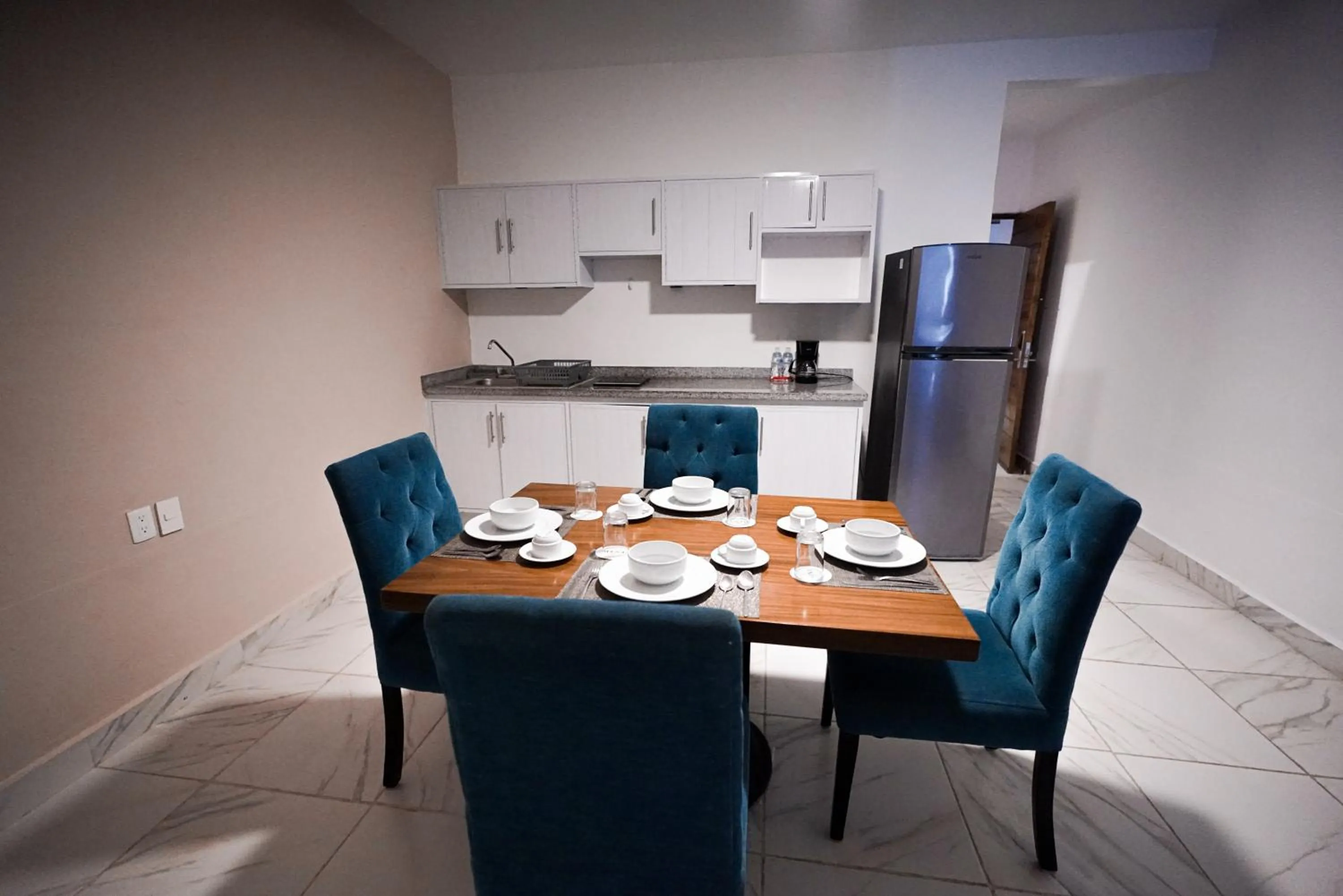 Kitchen or kitchenette in The Mint Resort Isla Mujeres