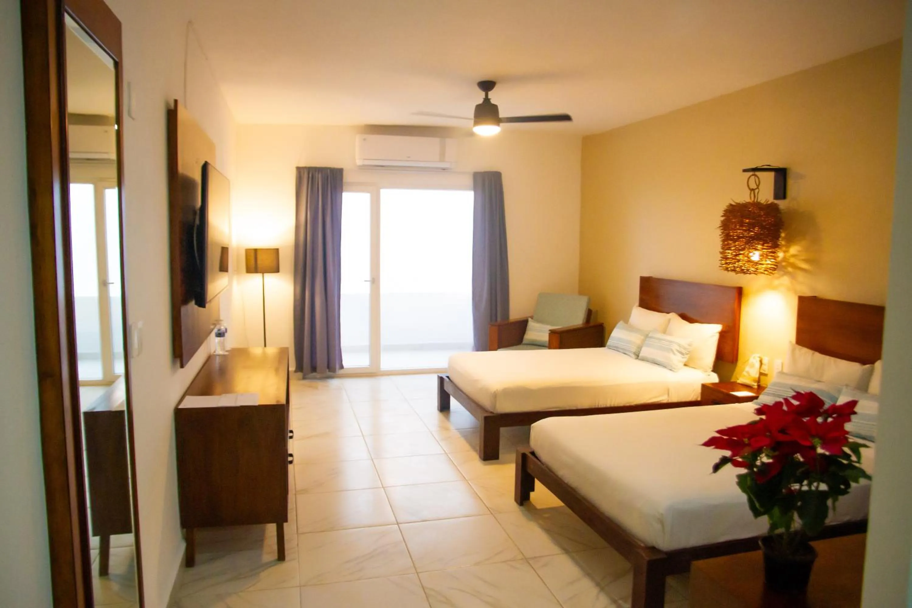 Bed in Ocean Drive Hotel