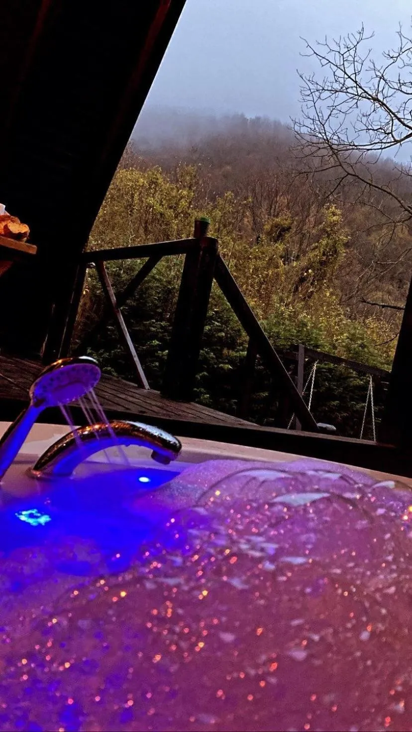 Hot Tub in Sapanca Çağlayan Bungalow