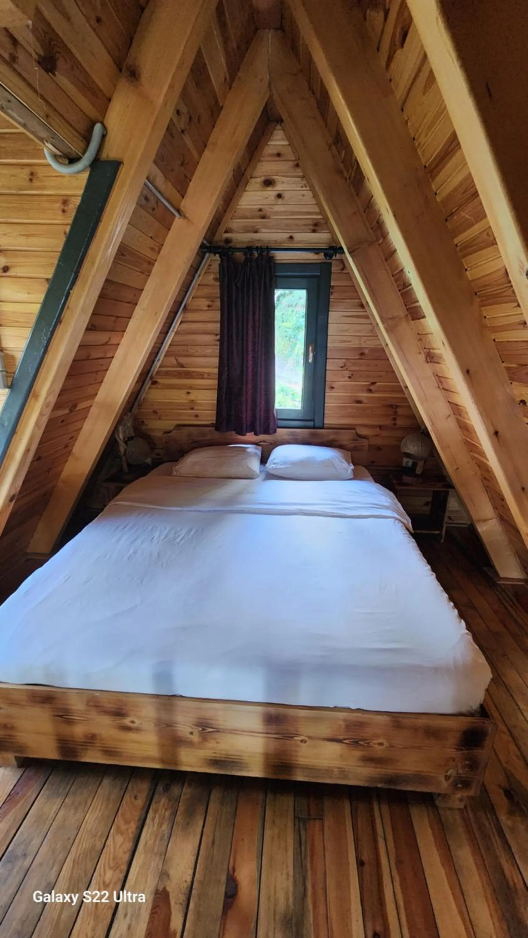 Bed in Sapanca Çağlayan Bungalow