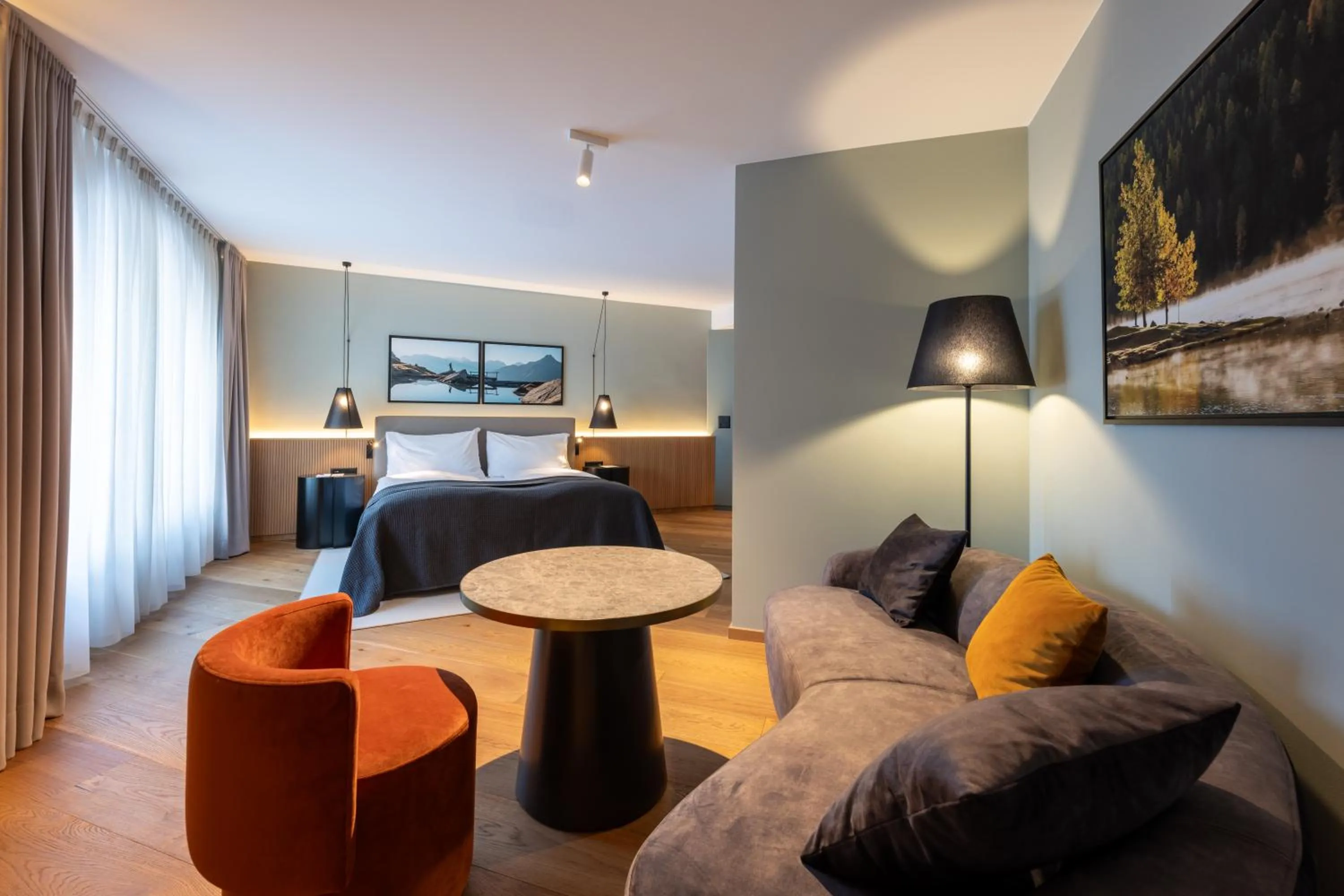 Living room in Hotel Rosatsch