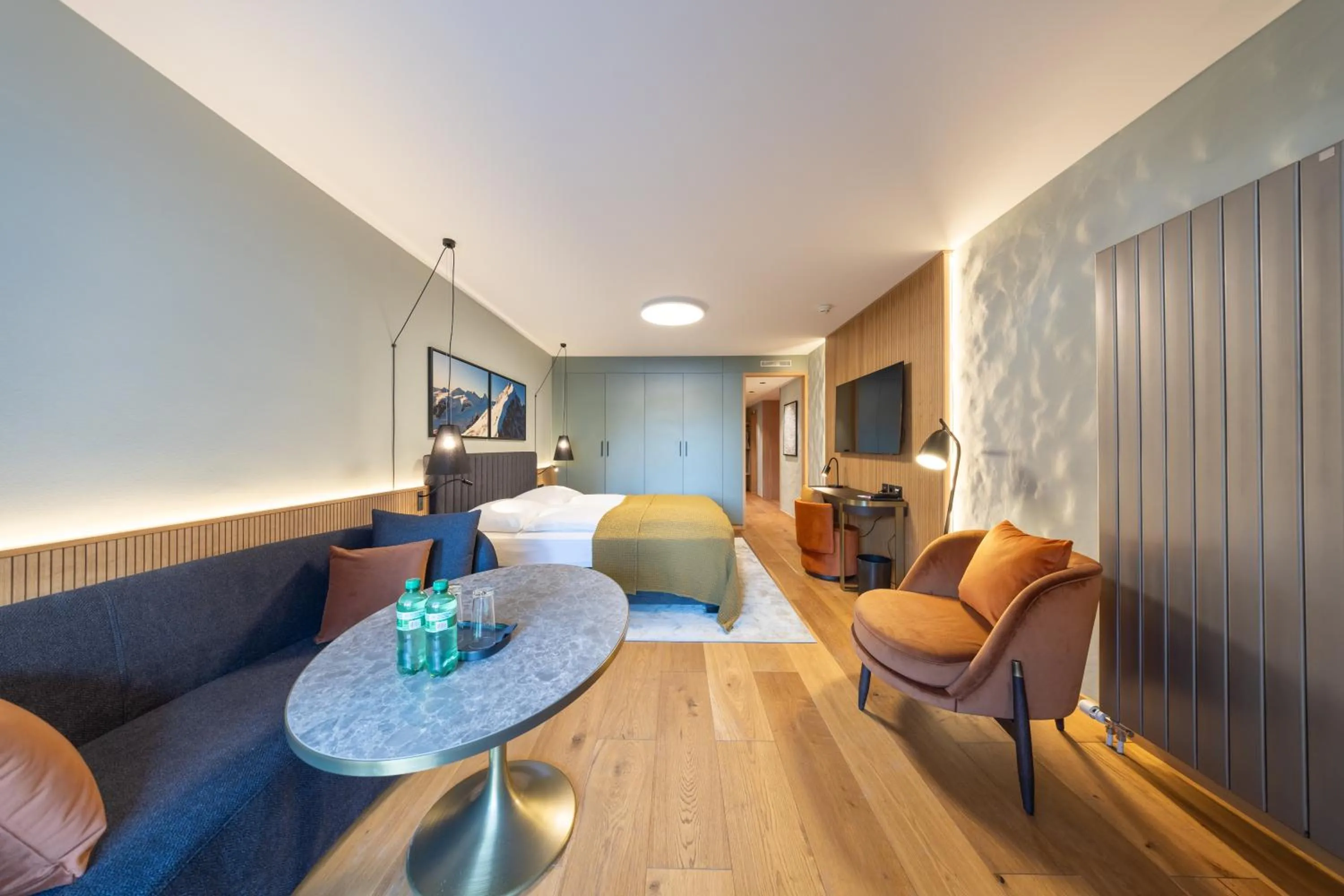 Bedroom in Hotel Rosatsch