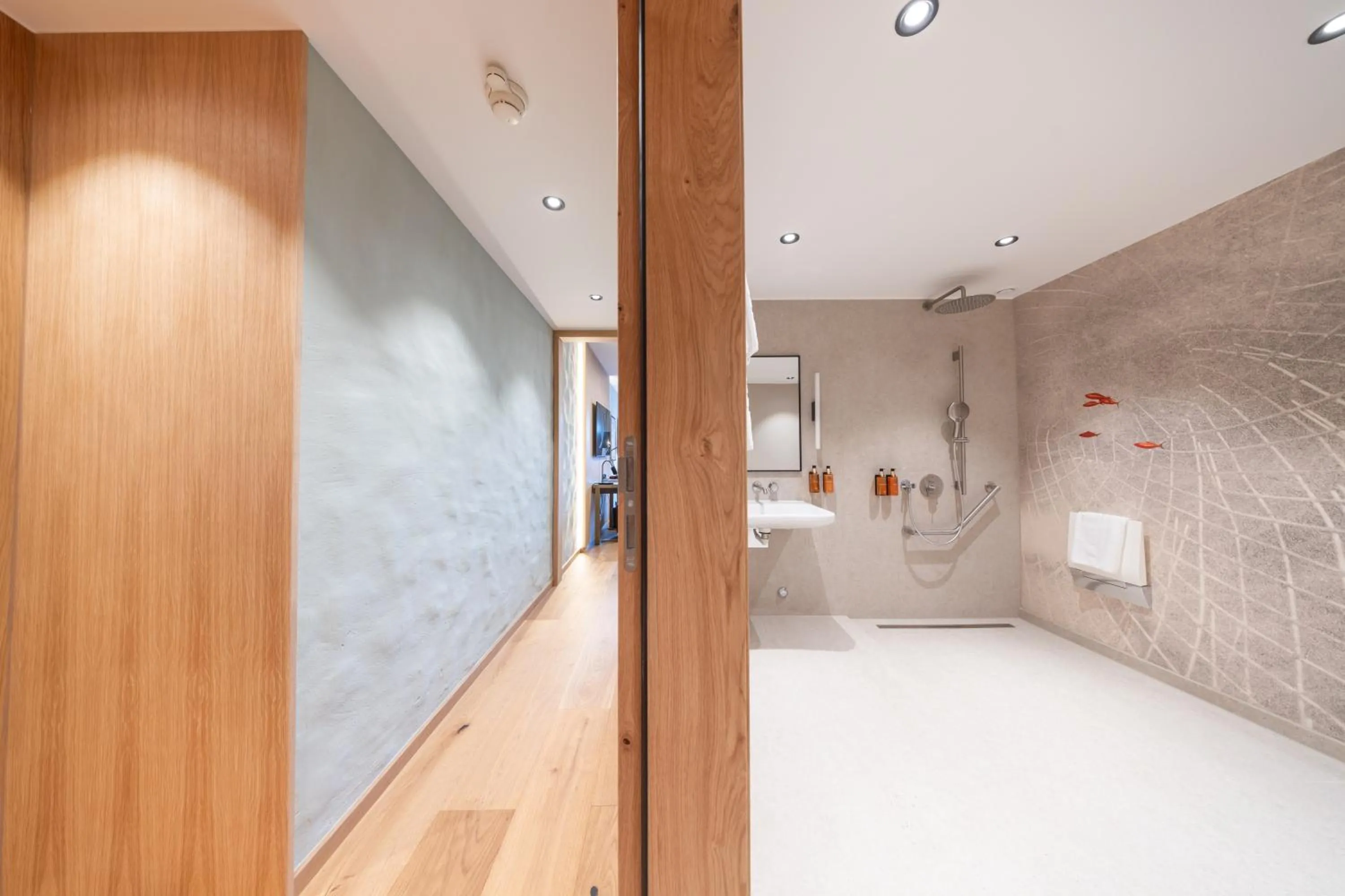 Bathroom in Hotel Rosatsch