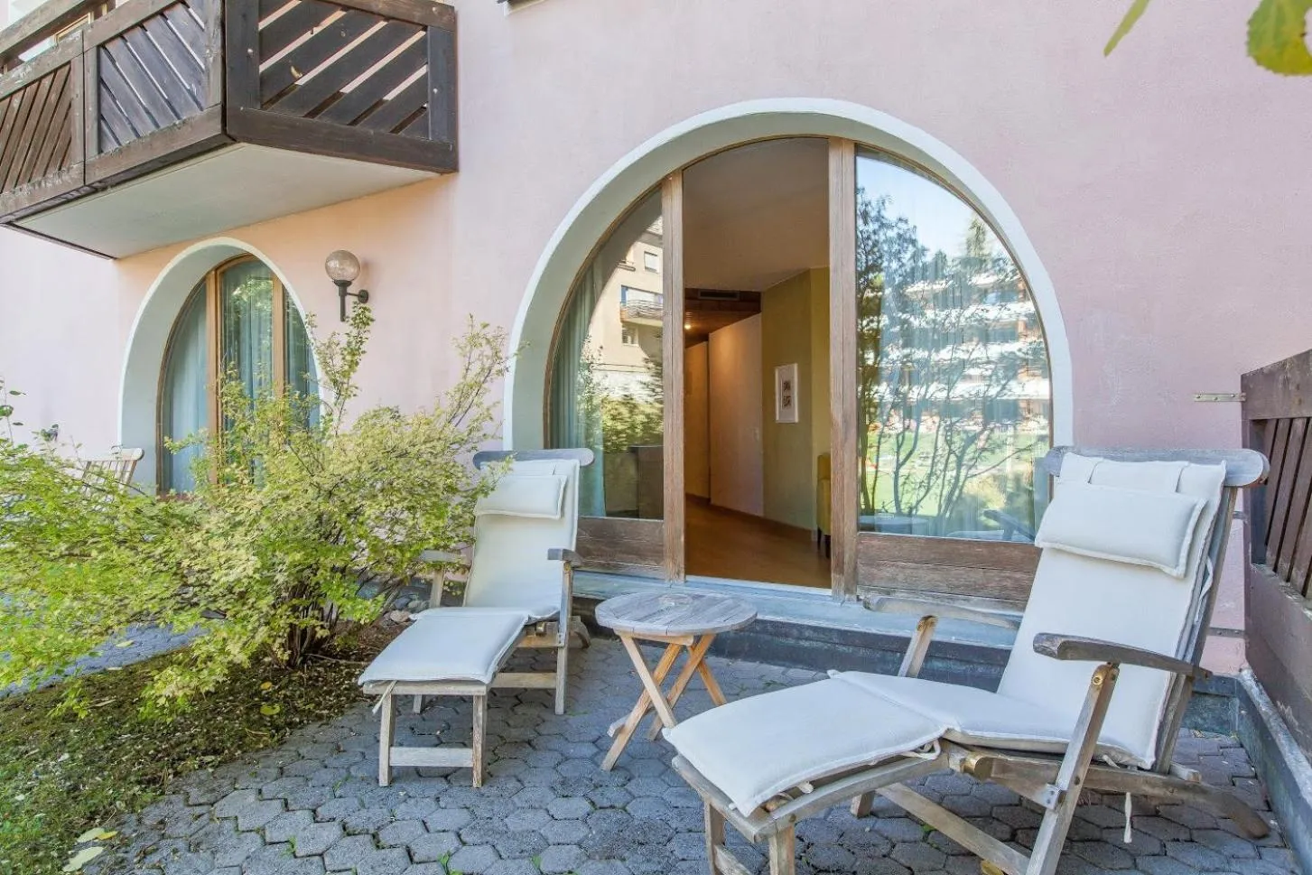 Balcony/Terrace in Hotel Rosatsch