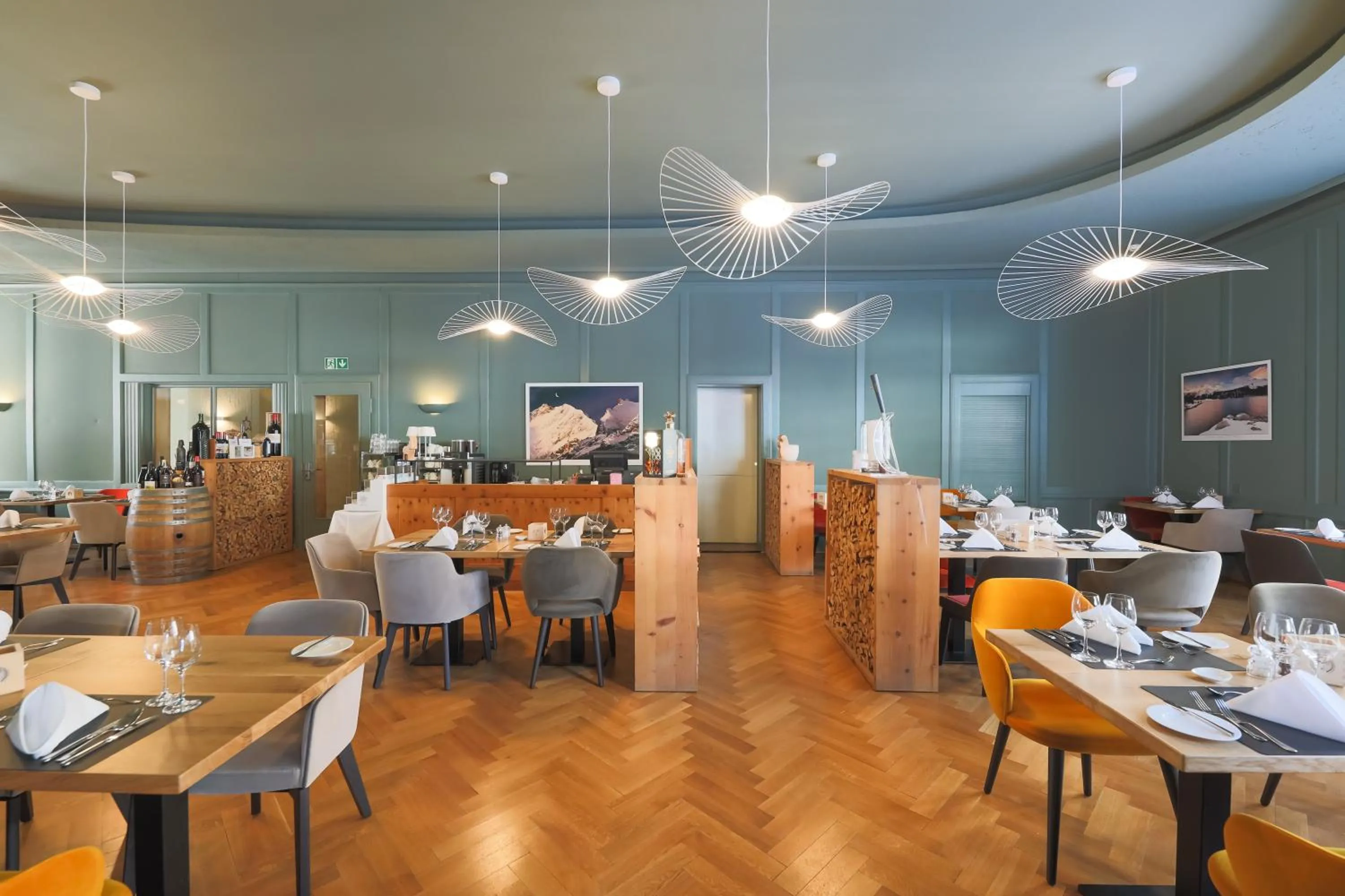 Restaurant/places to eat in Hotel Rosatsch