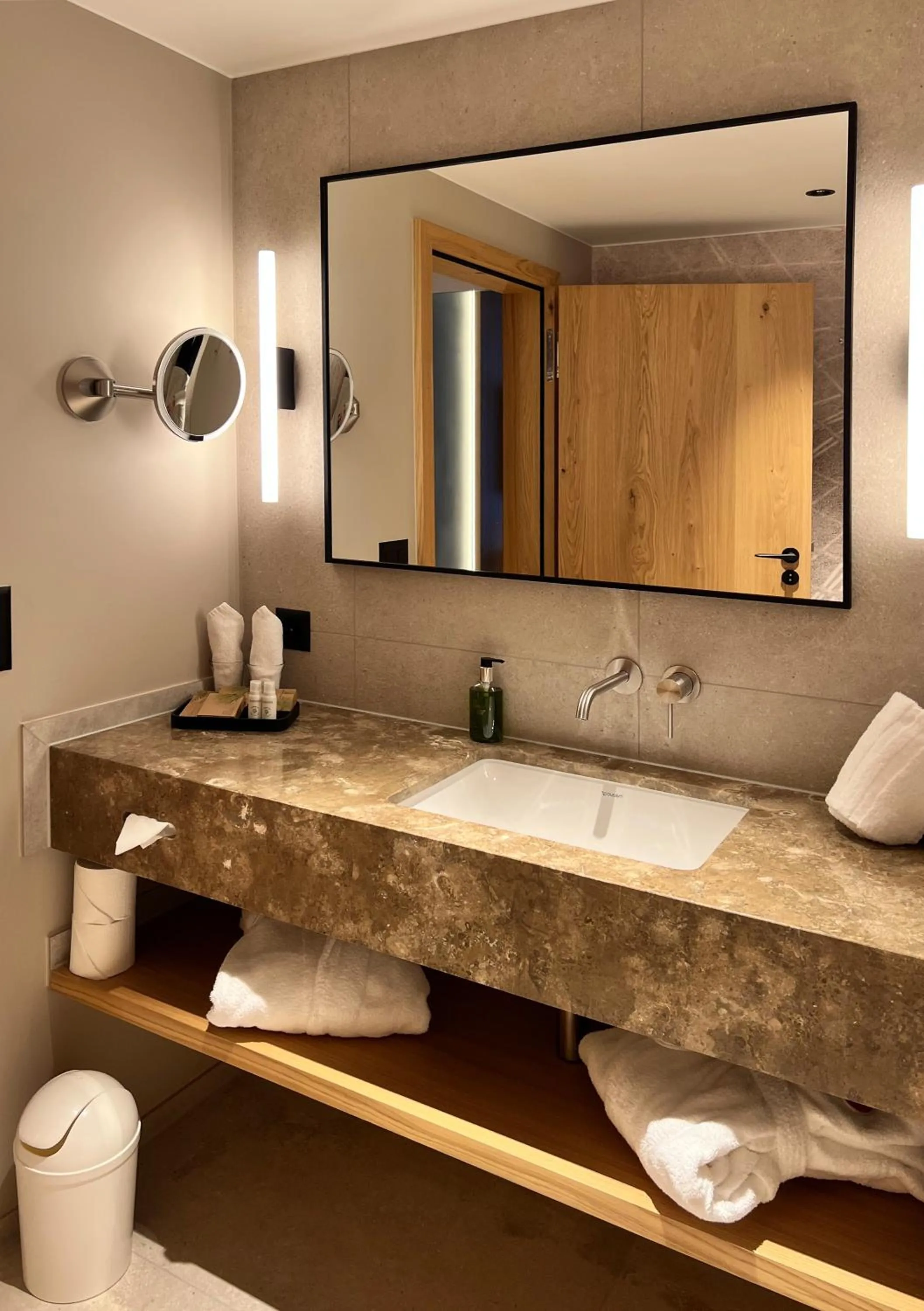 Bathroom in Hotel Rosatsch