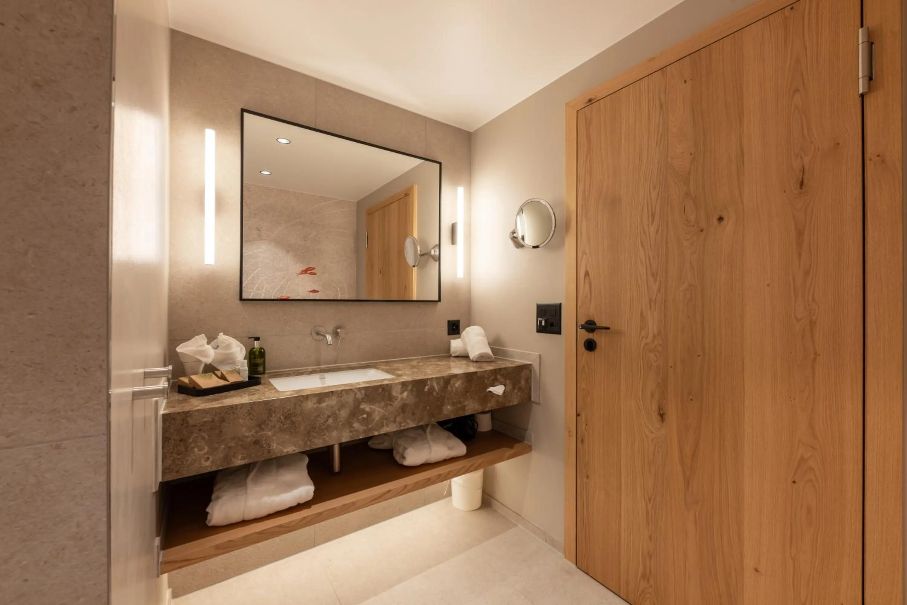 Bathroom in Hotel Rosatsch