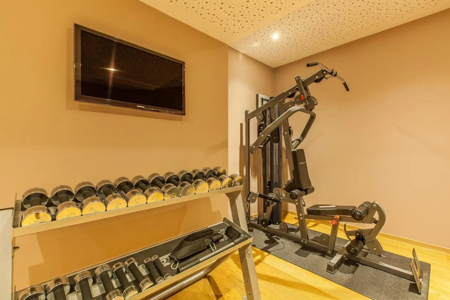 Fitness centre/facilities in Hotel Rosatsch