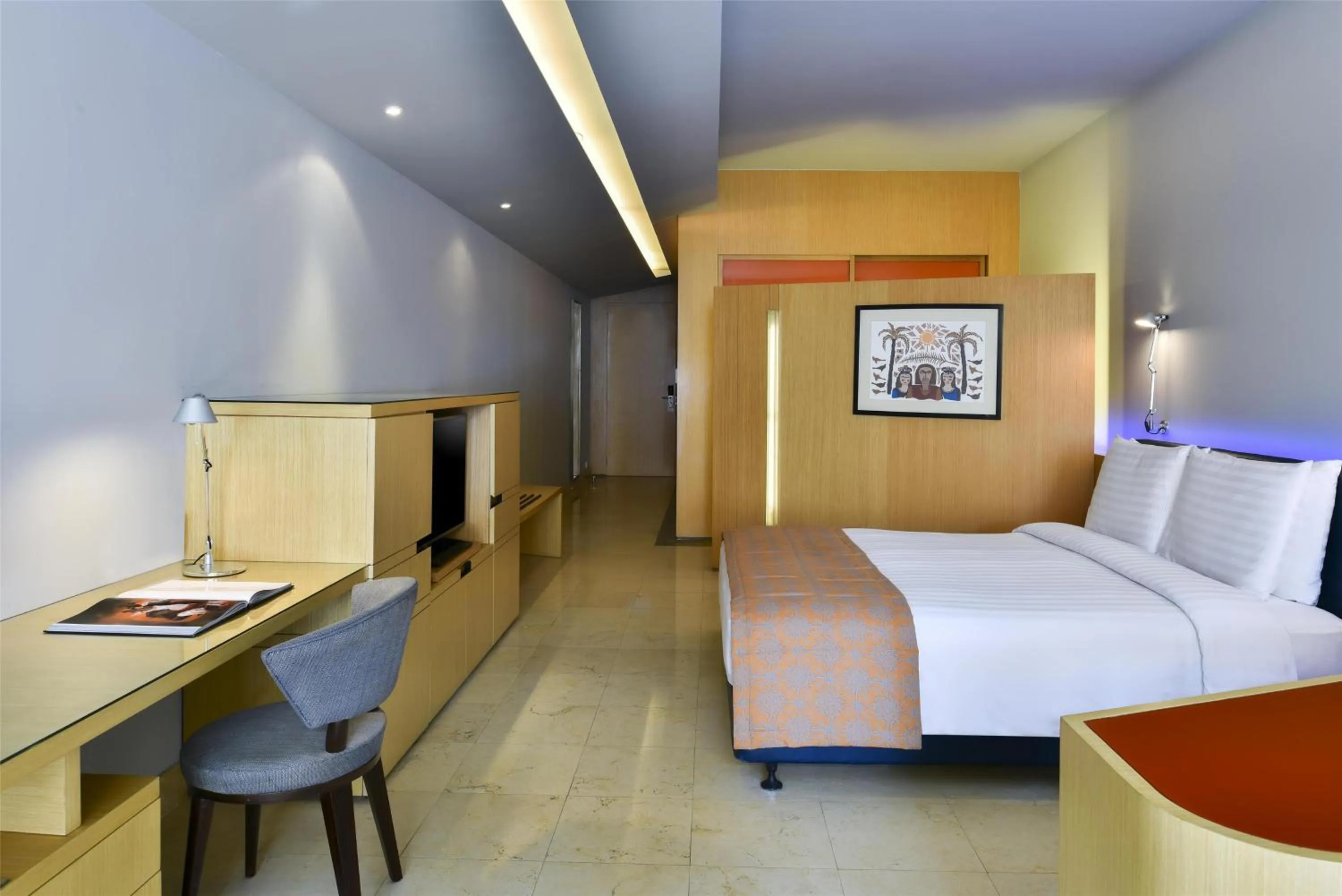 Bedroom, Bed in Kempinski Hotel Ishtar Dead Sea