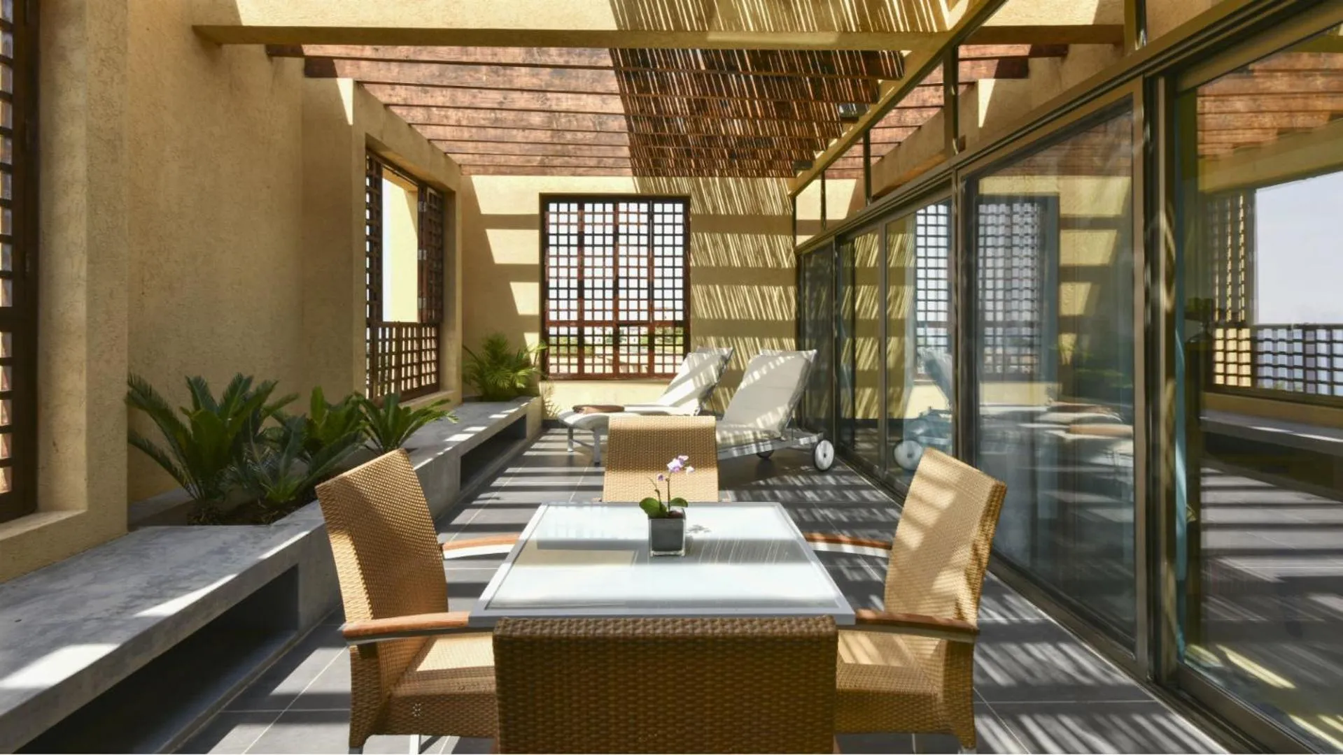 Balcony/Terrace in Kempinski Hotel Ishtar Dead Sea