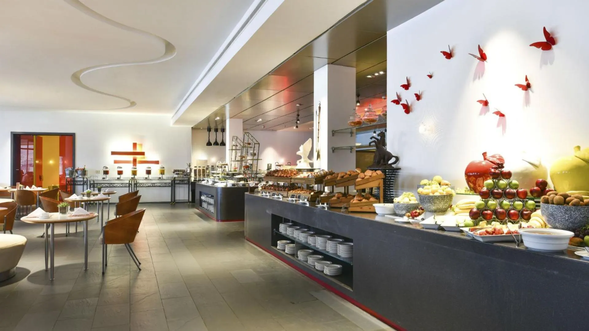 Buffet breakfast in Kempinski Hotel Ishtar Dead Sea