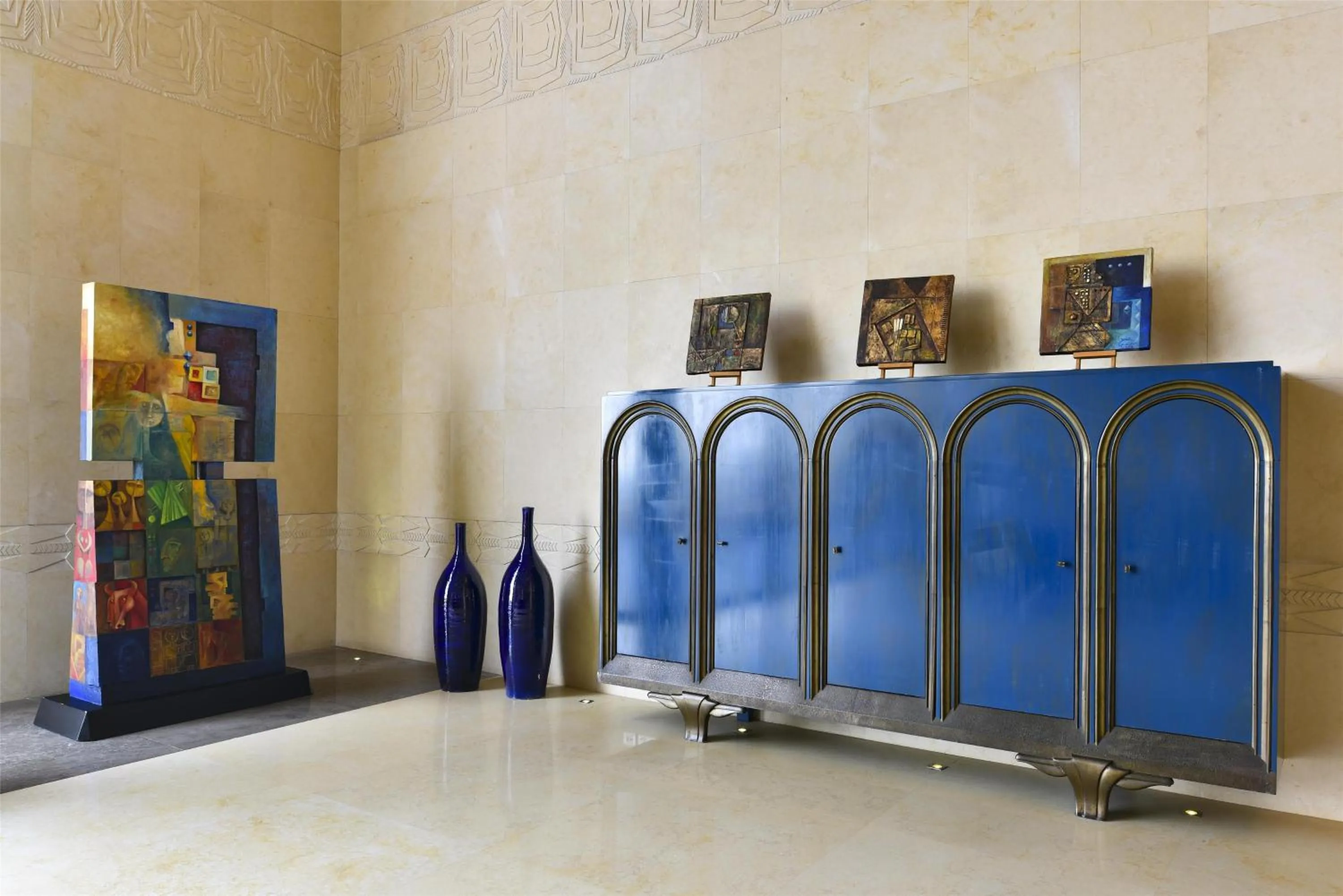 Lobby or reception in Kempinski Hotel Ishtar Dead Sea