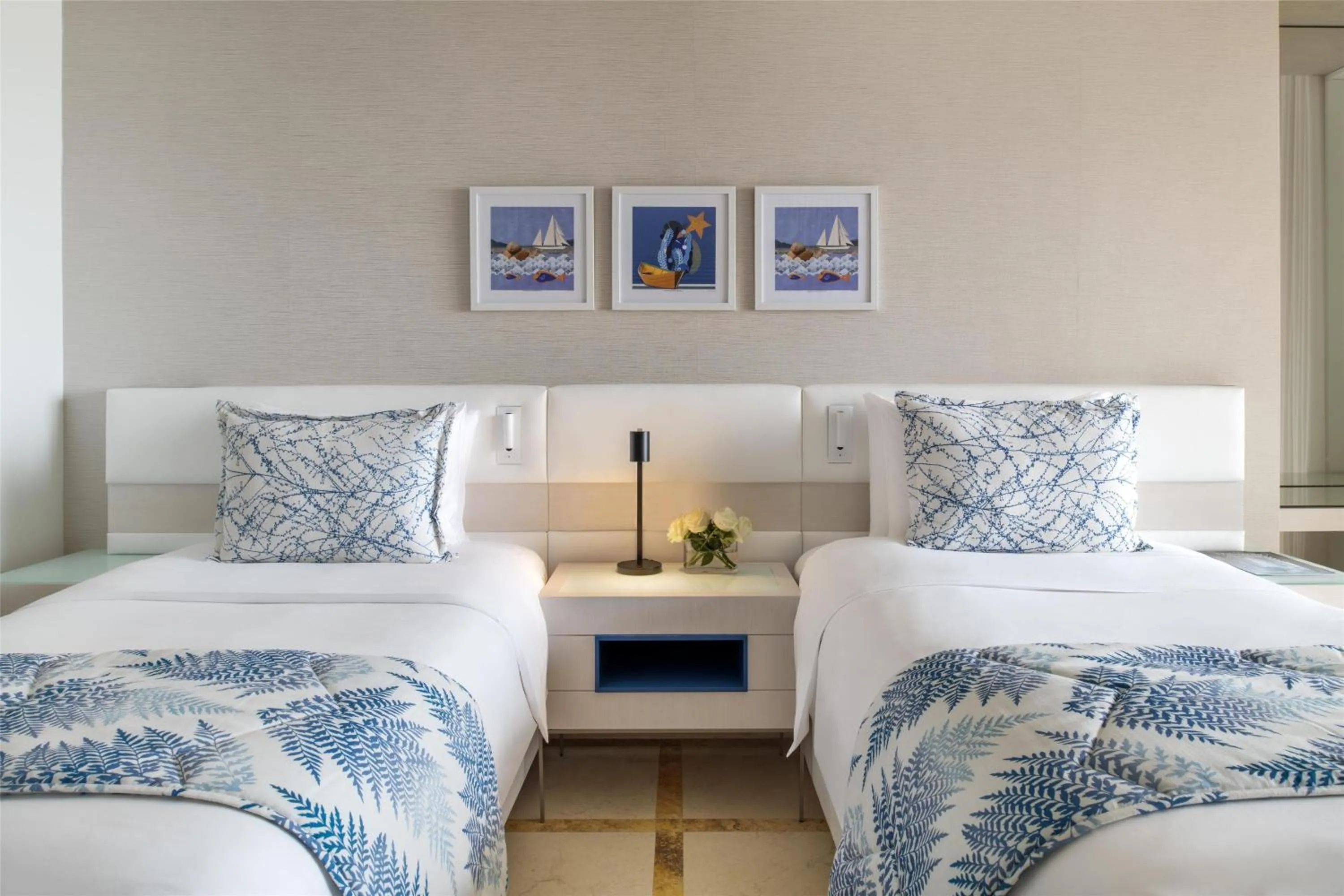 Bedroom, Bed in Kempinski Hotel Ishtar Dead Sea