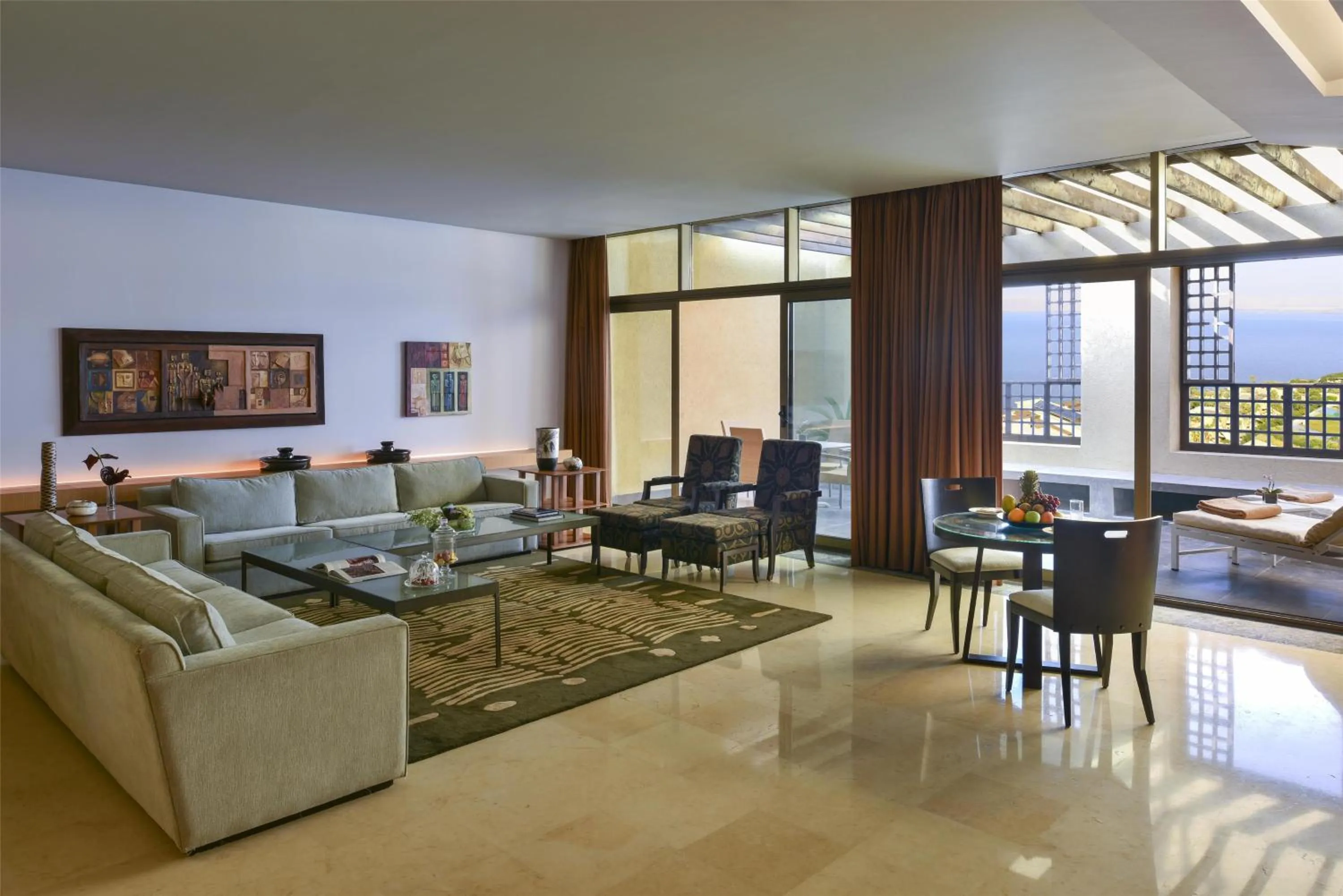 Living room in Kempinski Hotel Ishtar Dead Sea