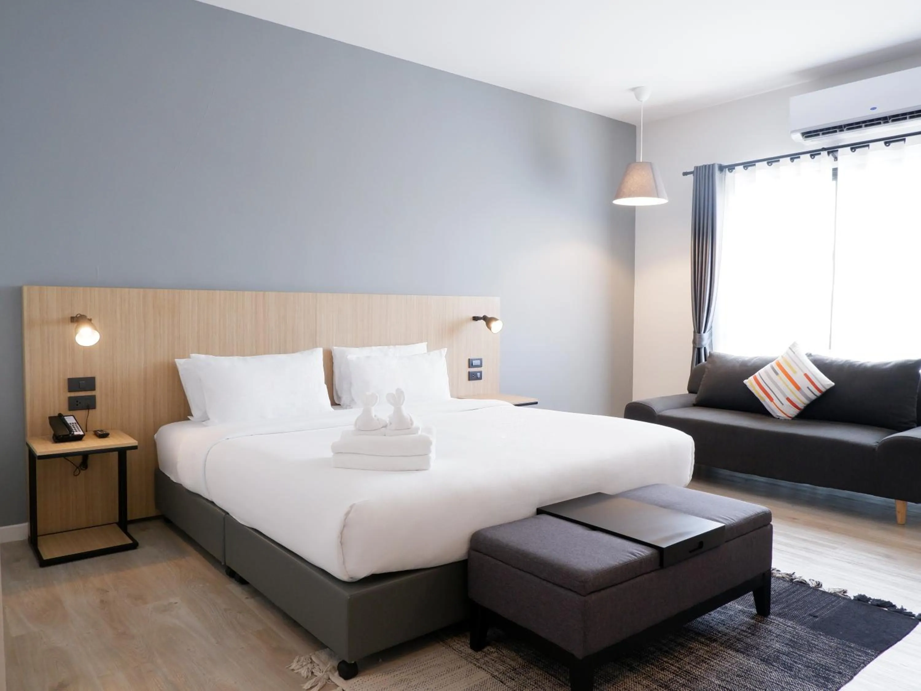 Bed in bliQ Hotel Chanthaburi