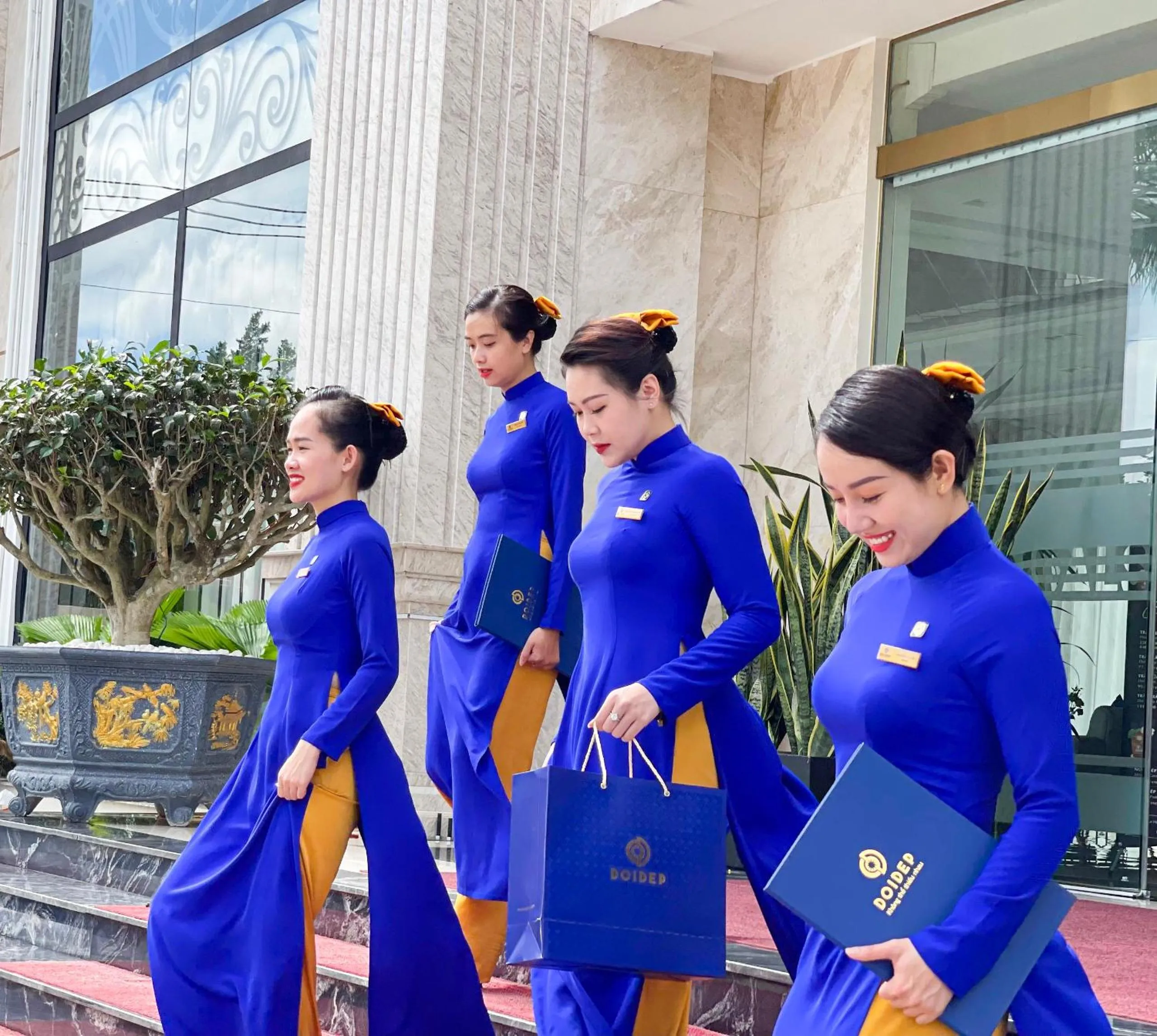 Staff in Sandals Vista Hotel