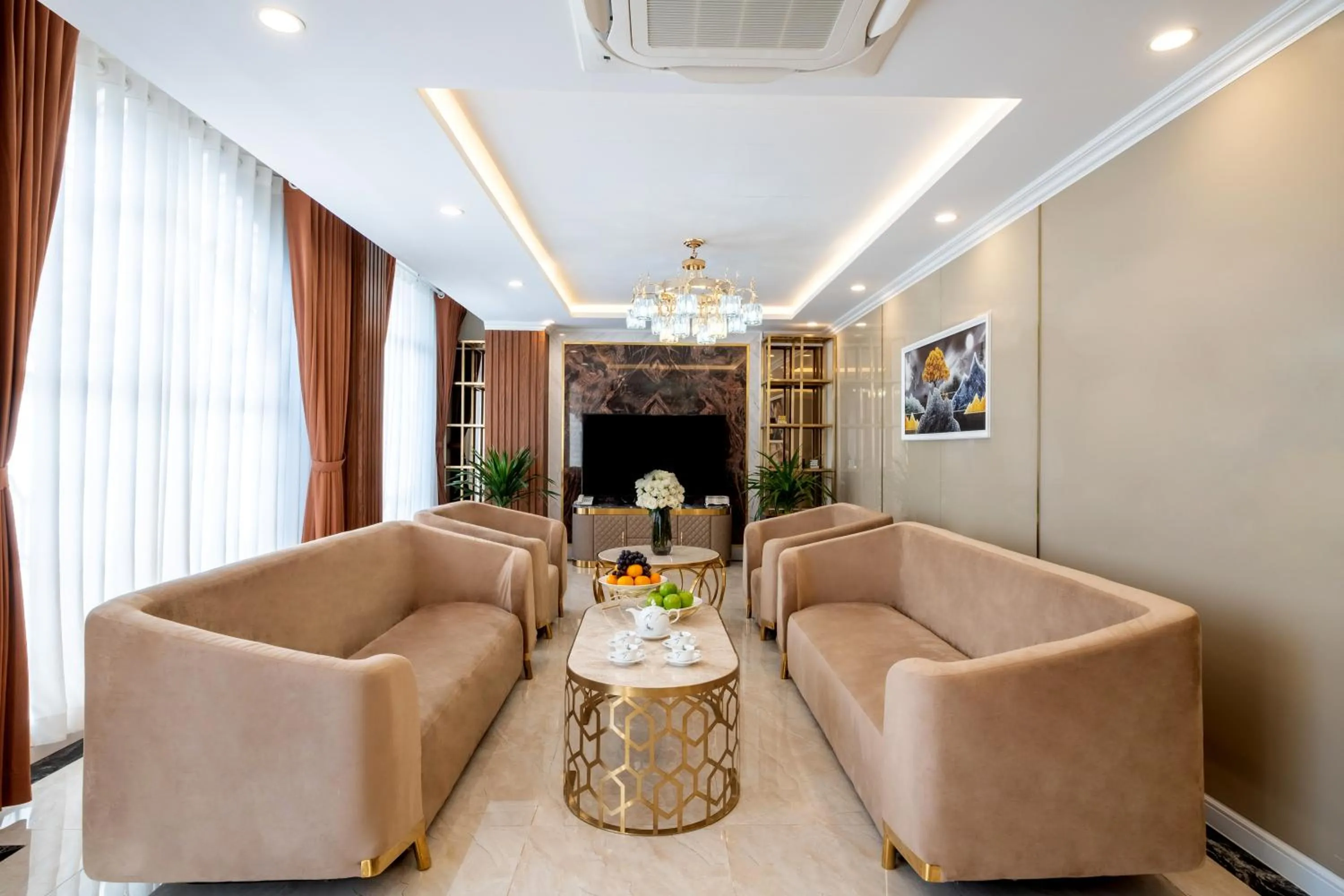 Living room in Sandals Vista Hotel