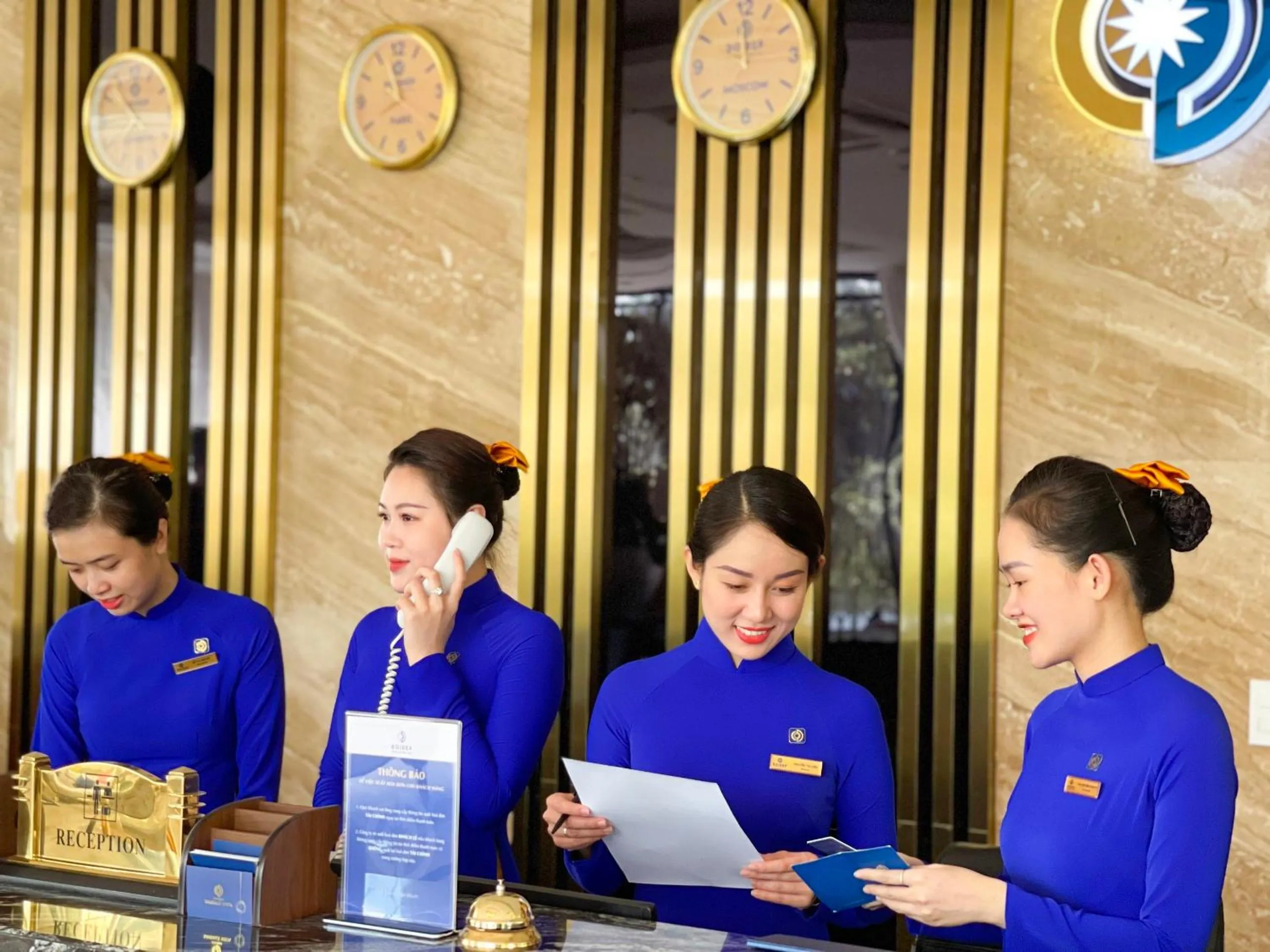 Staff in Sandals Vista Hotel