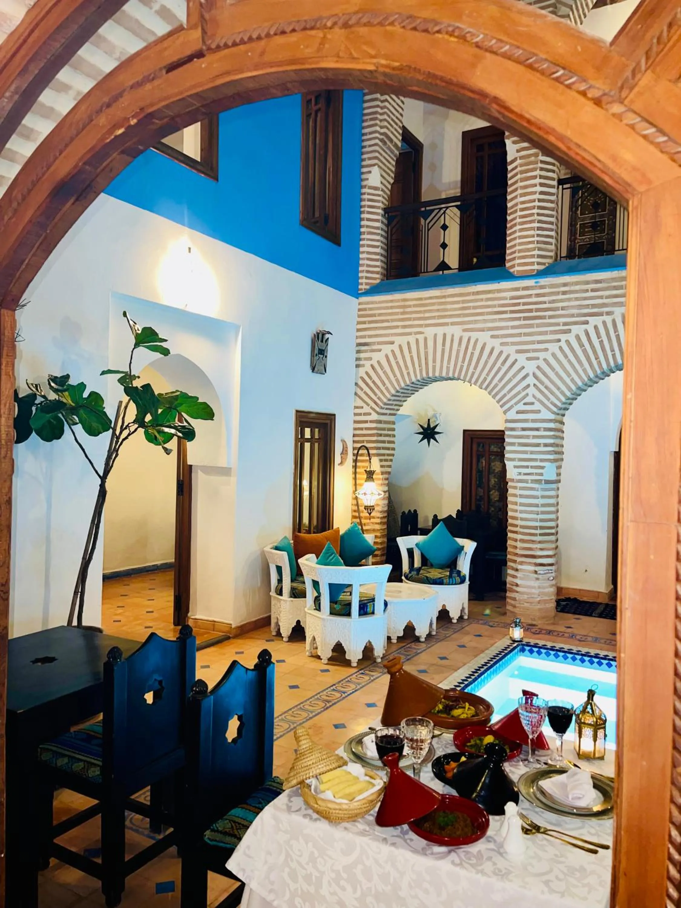 Food close-up in Riad Zarka By La Siredrah