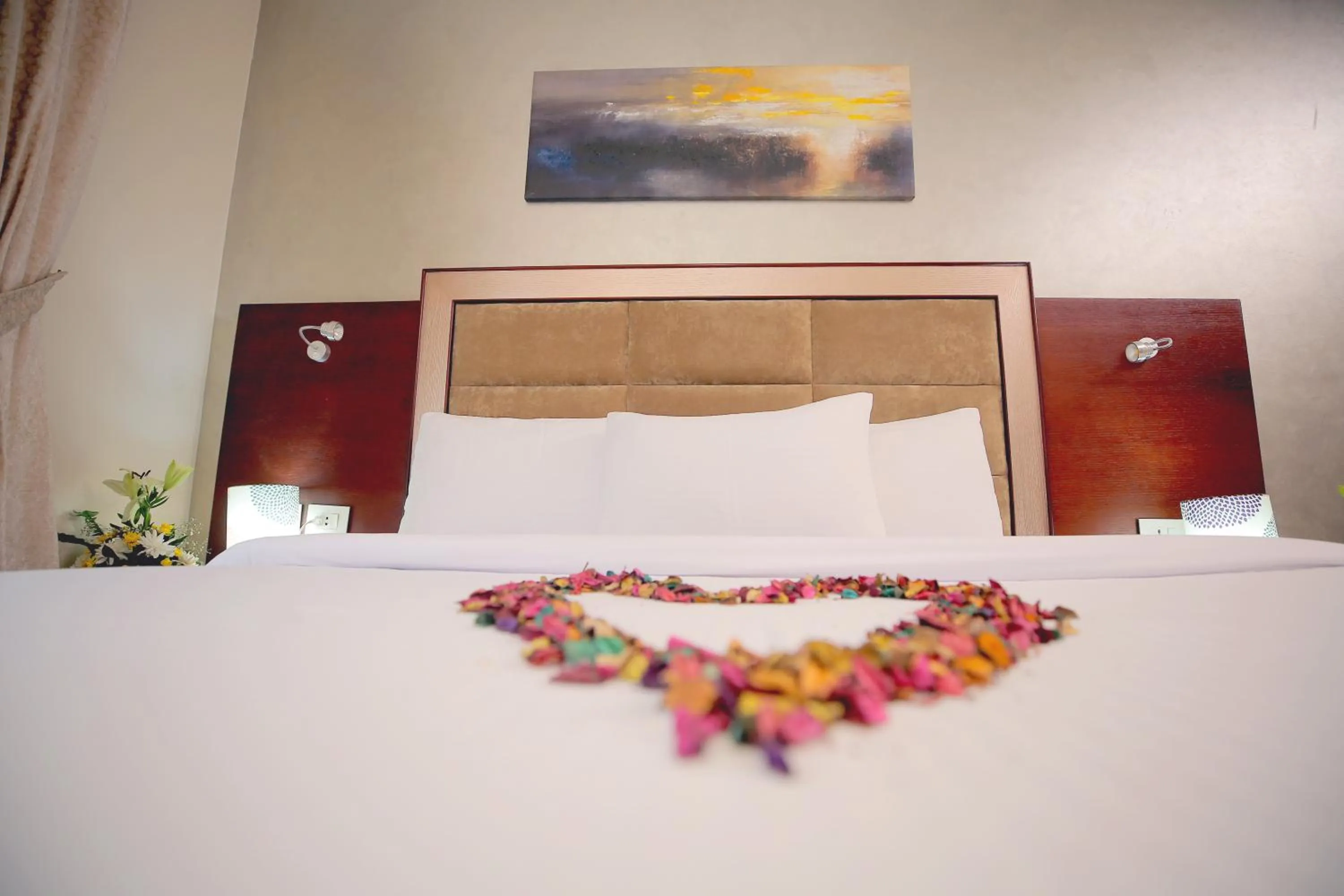 Bed in Cairo Taj Hotels & Suites - Dokki