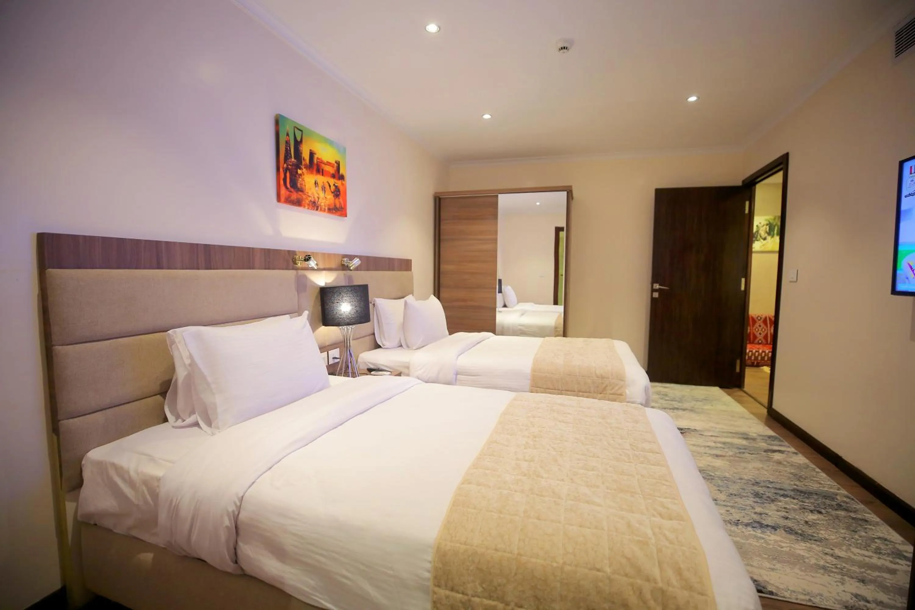 Bed in Cairo Taj Hotels & Suites - Dokki