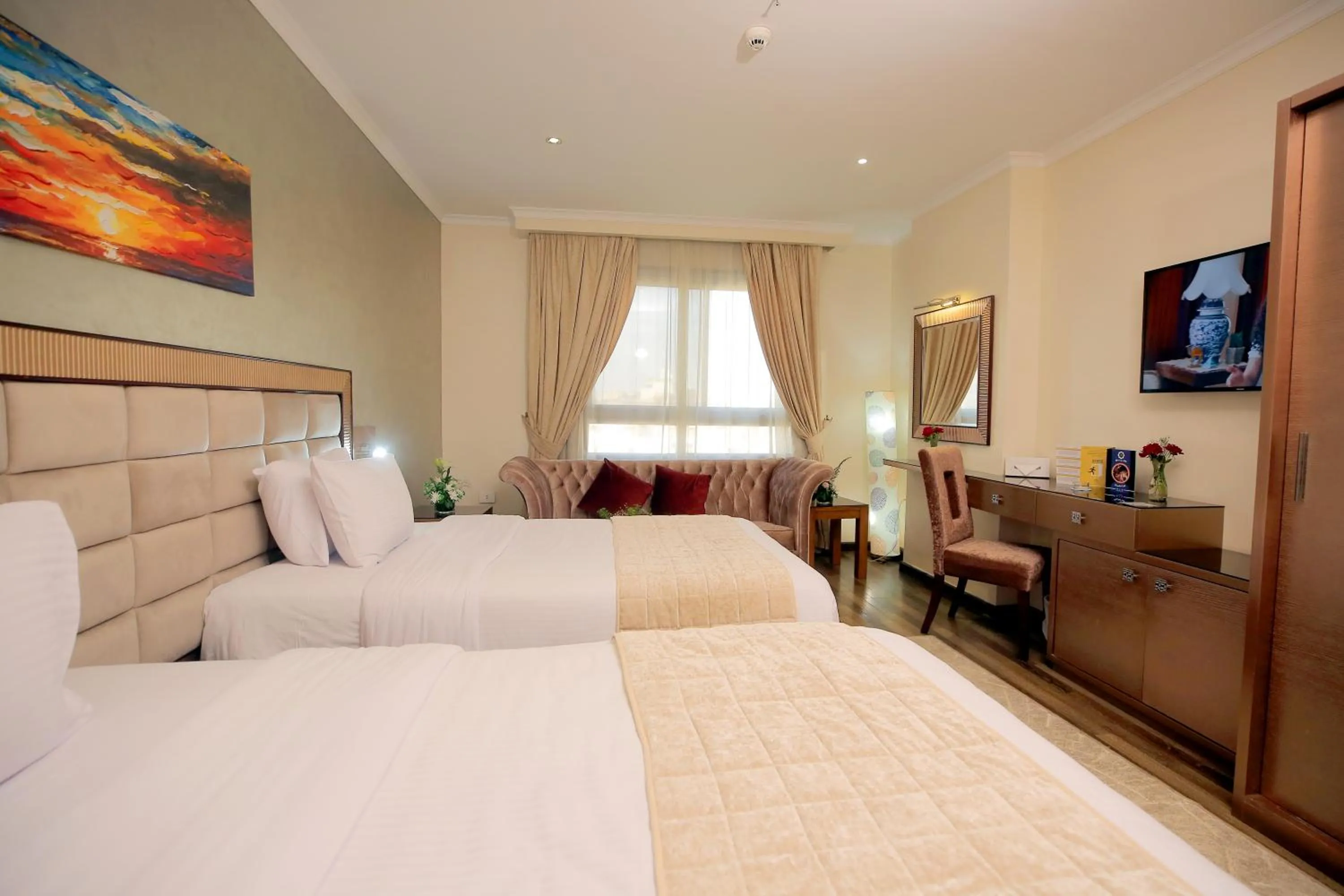 Bed in Cairo Taj Hotels & Suites - Dokki