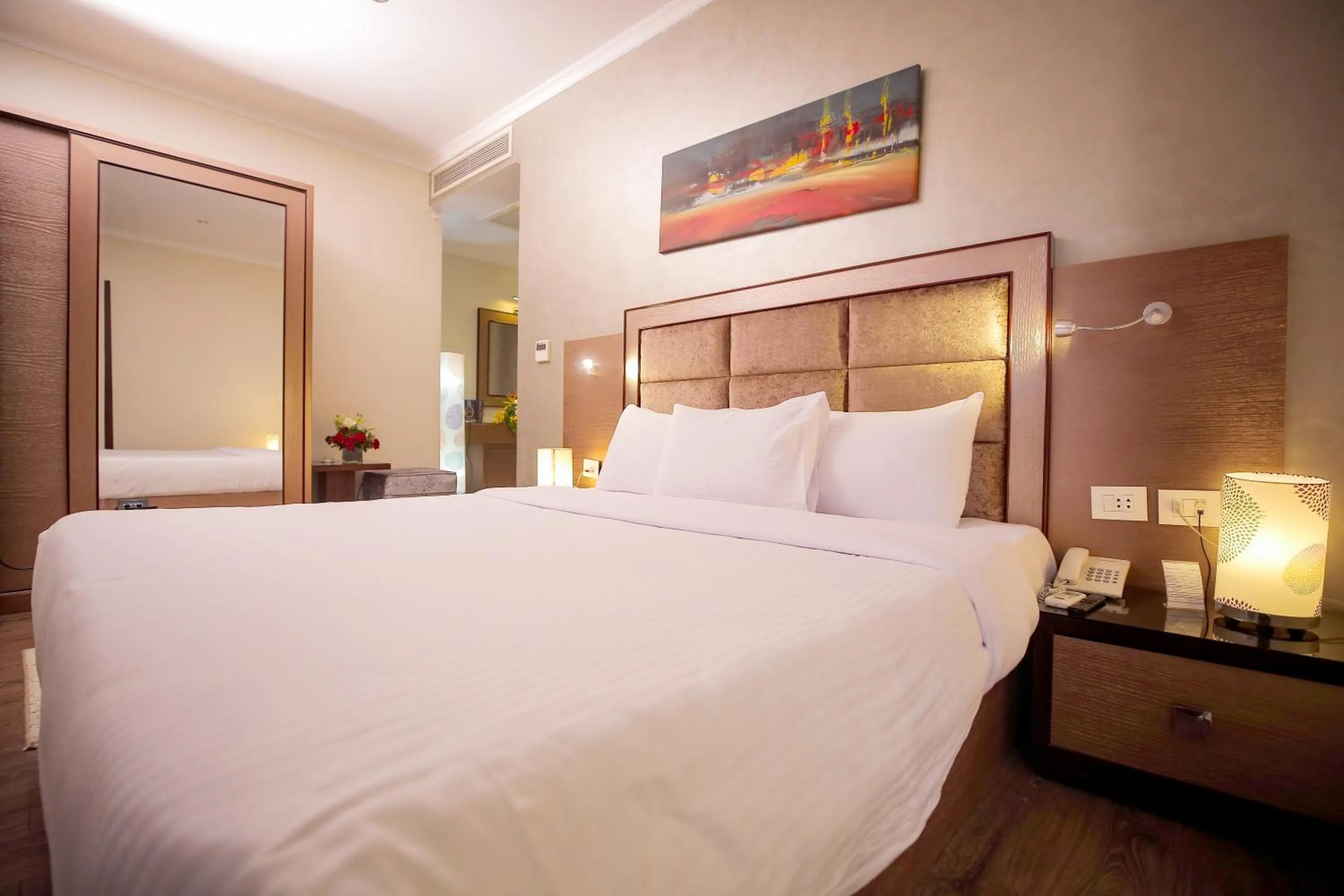 Bed in Cairo Taj Hotels & Suites - Dokki