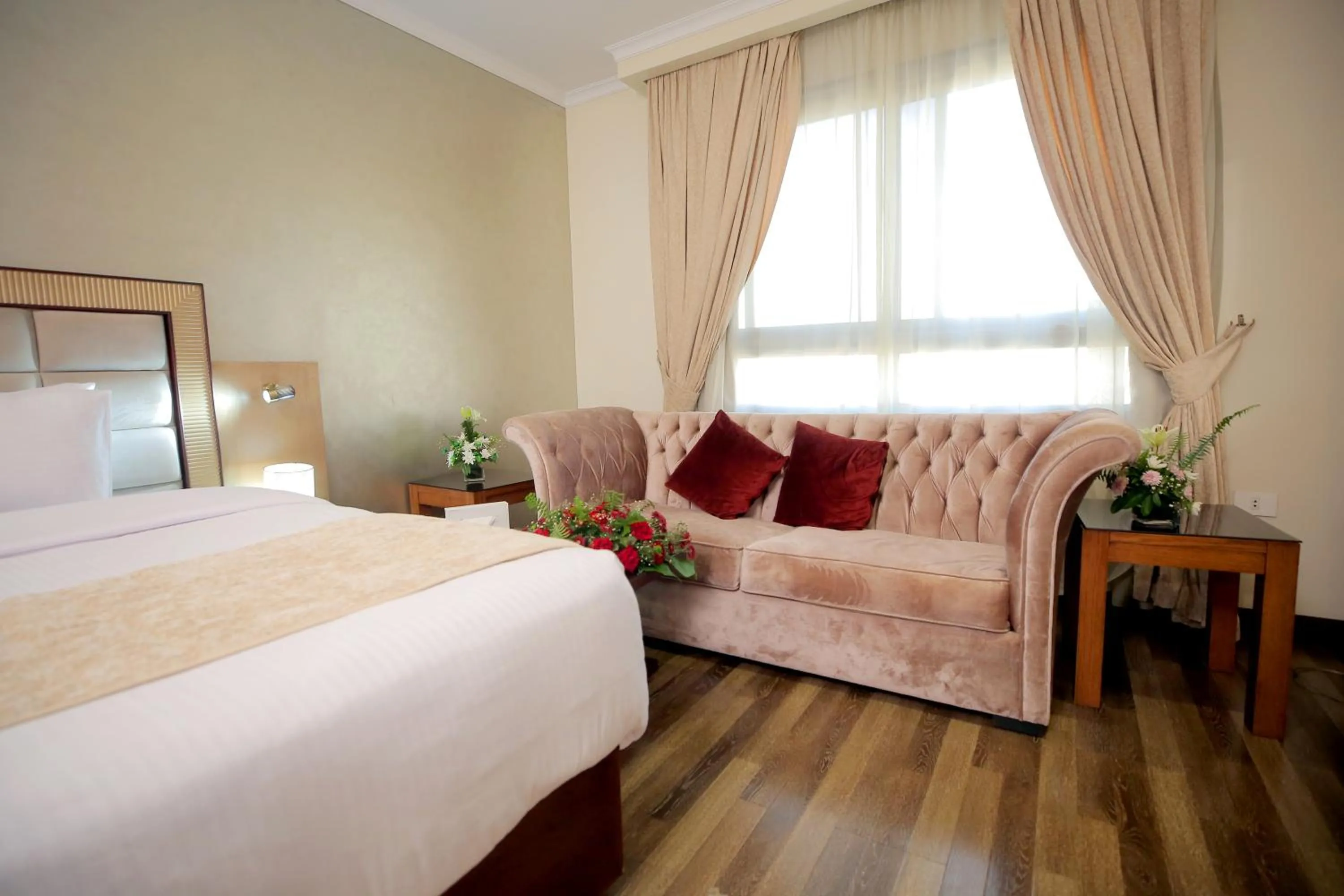Bed in Cairo Taj Hotels & Suites - Dokki