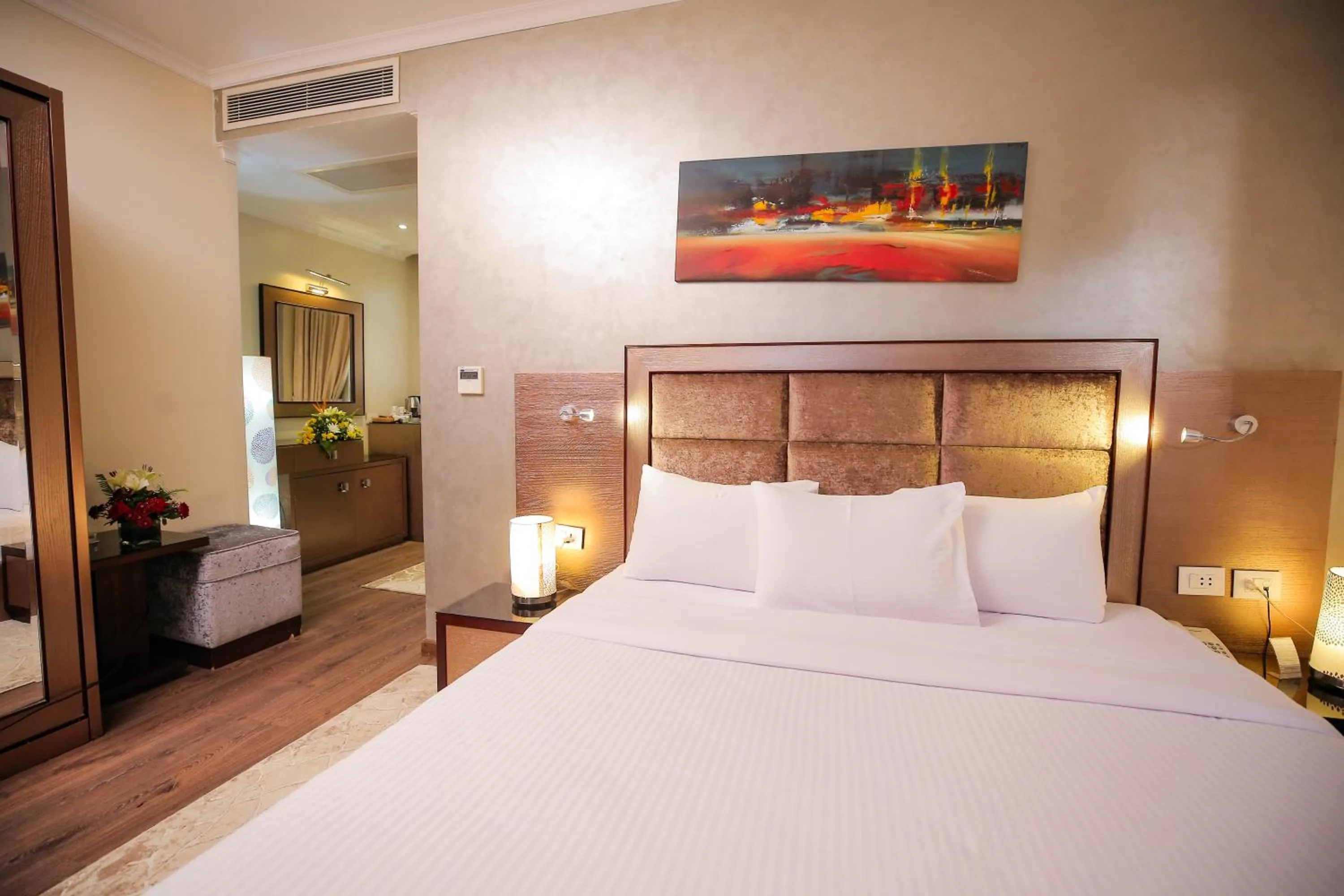 Bed in Cairo Taj Hotels & Suites - Dokki