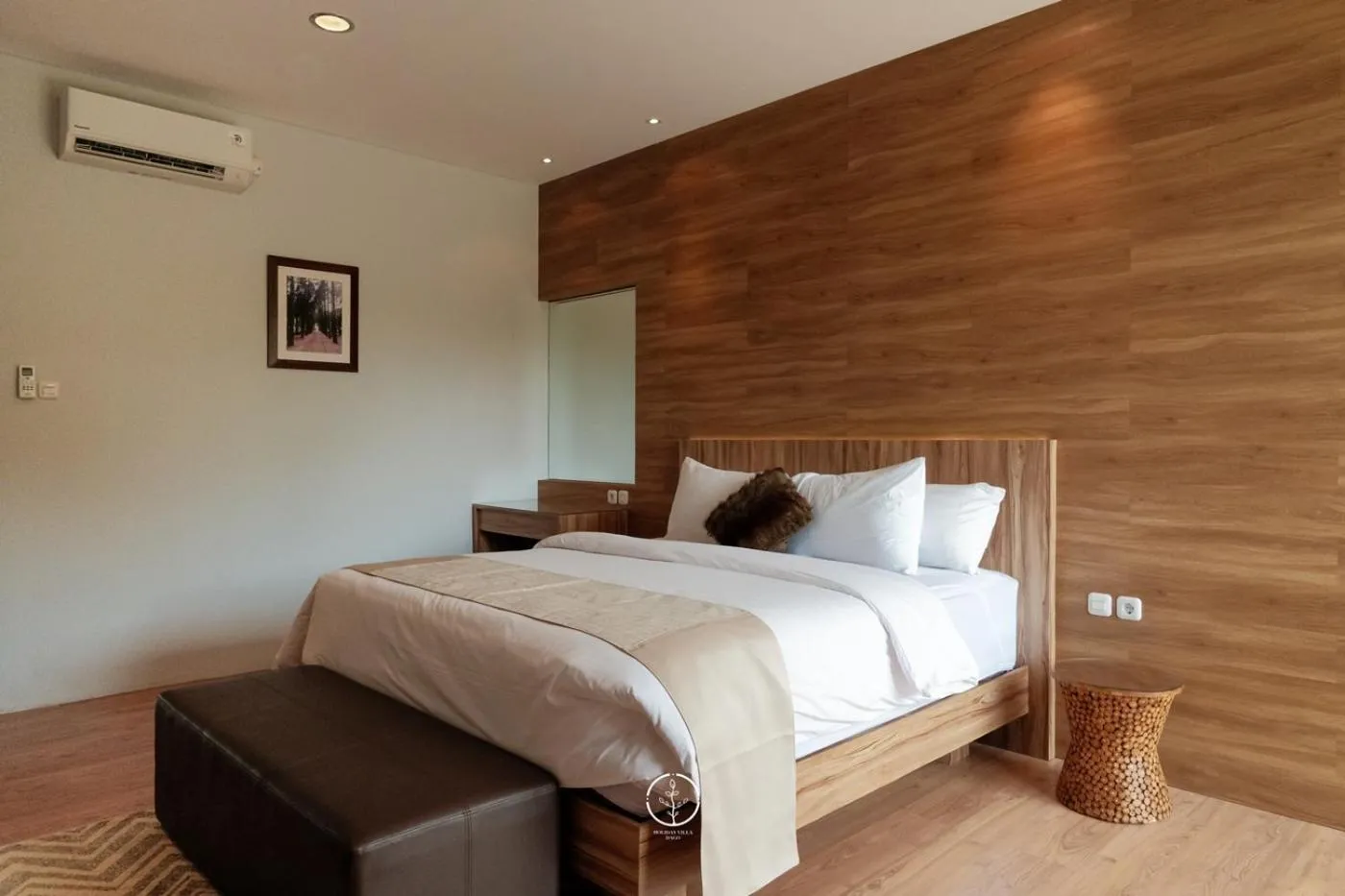 Bed in Asmaya Hill View Villa 7 bedrooms with a private swimming pool and billiard table