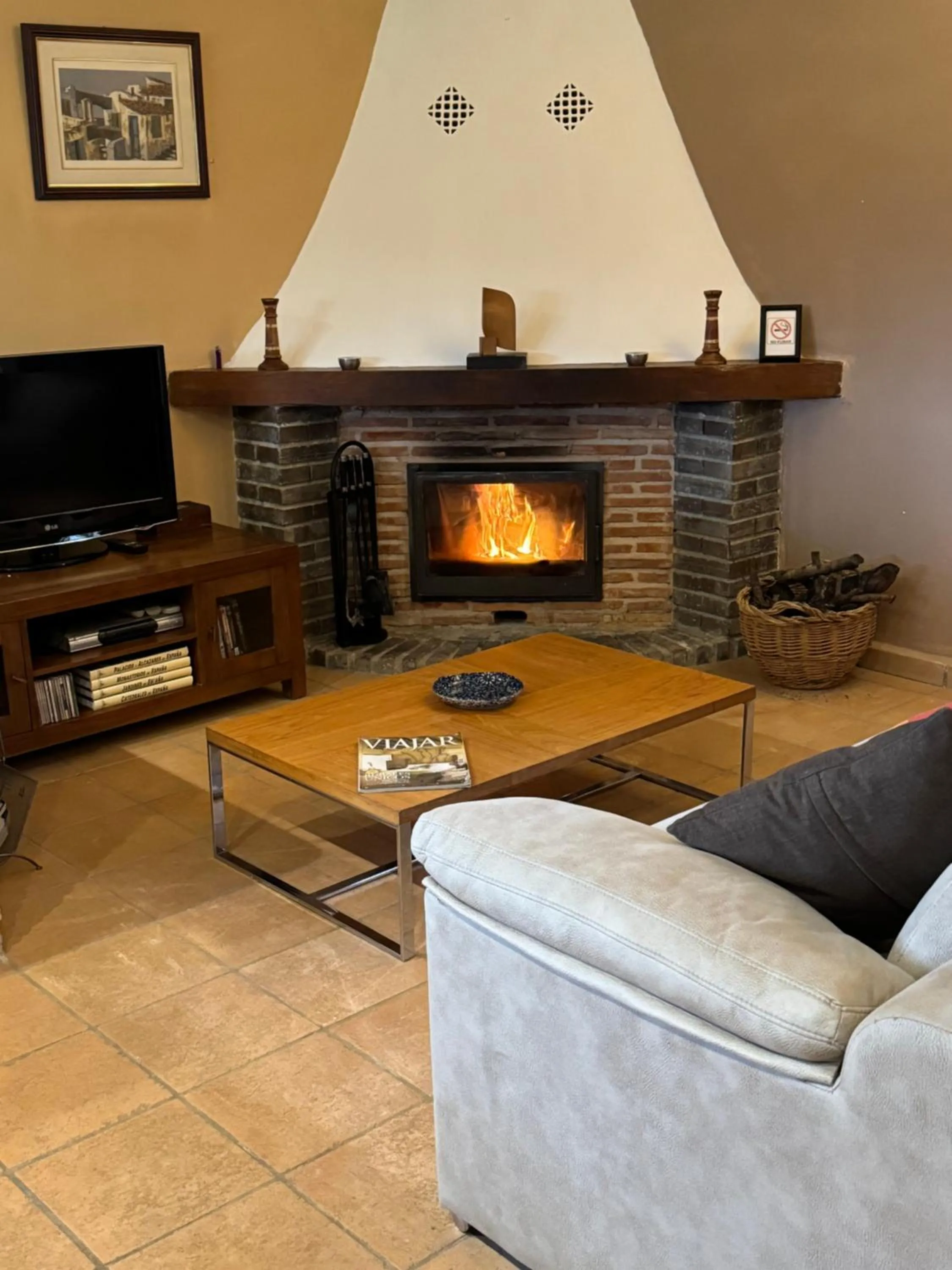 fireplace in Mas del Bot