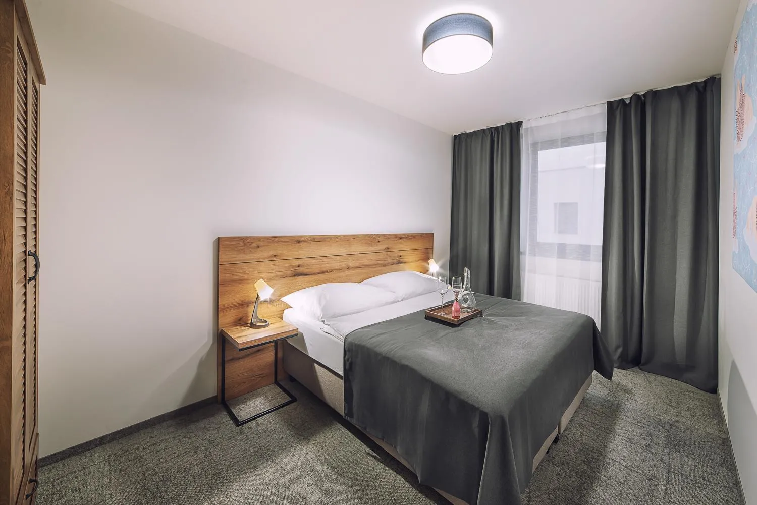 Bedroom, Bed in Aparthotel Central Liptovský Mikuláš