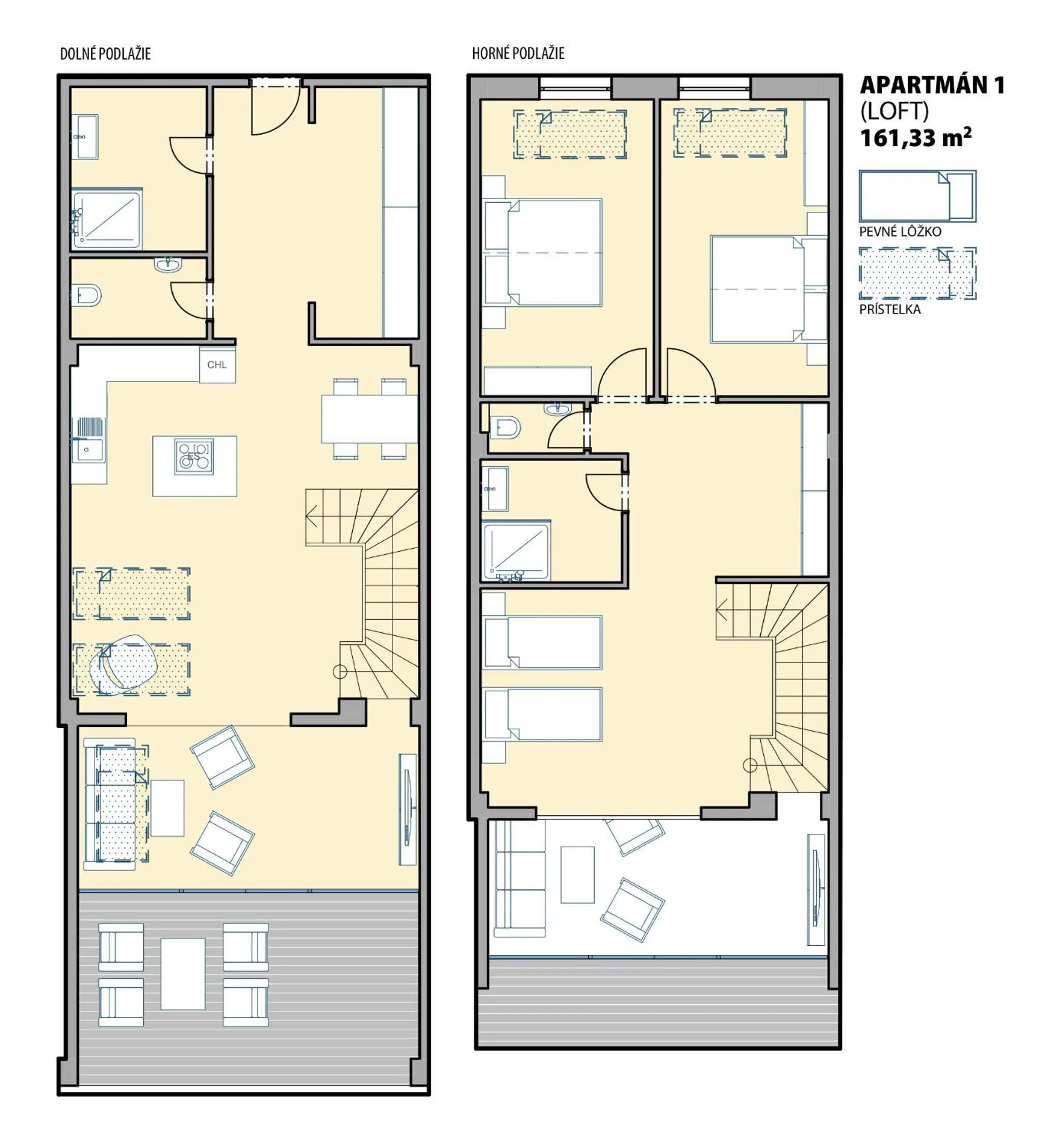 Floor plan in Aparthotel Central Liptovský Mikuláš