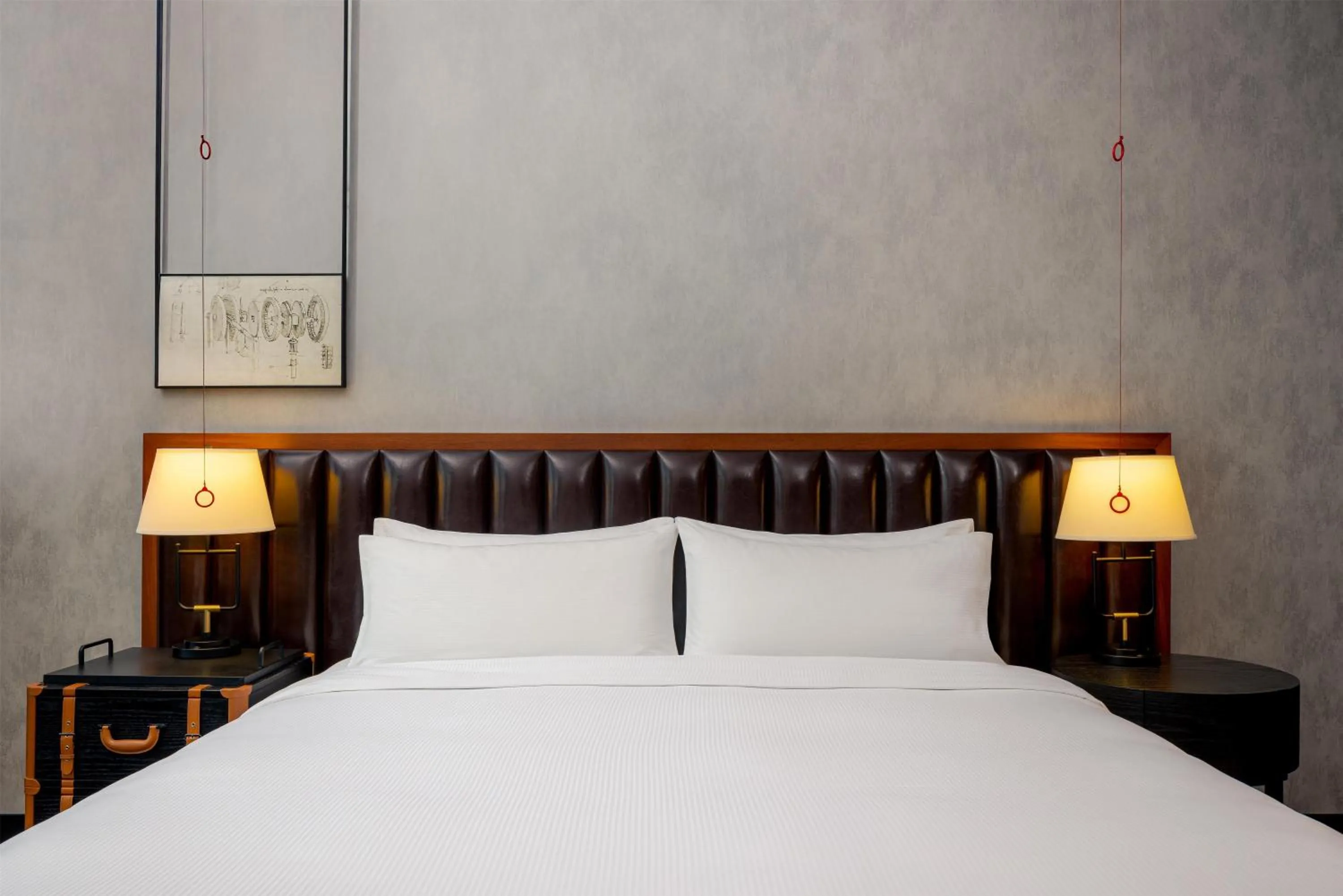 Bed in DoubleTree by Hilton Dubai M Square Hotel & Residences