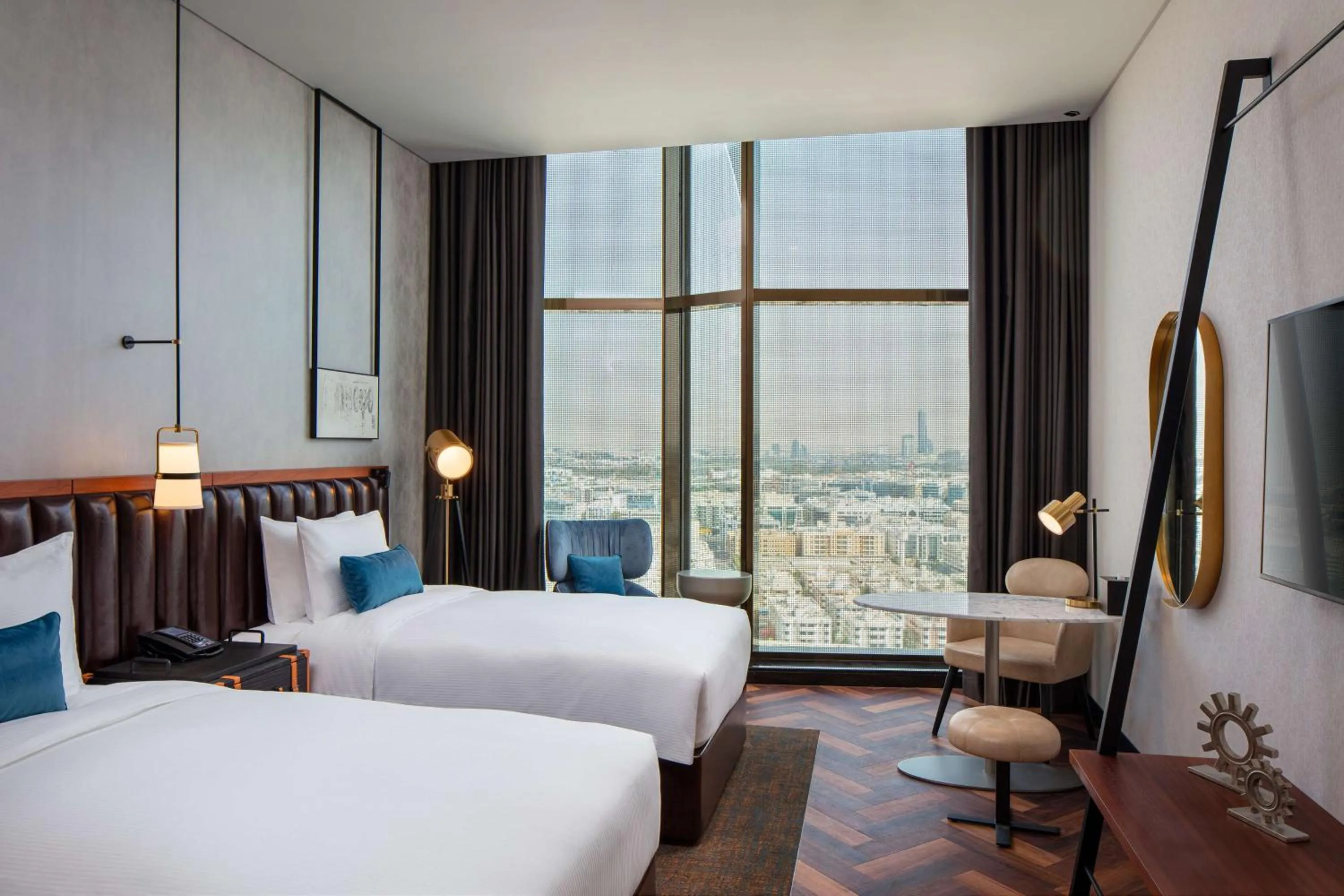 Bedroom, Bed in DoubleTree by Hilton Dubai M Square Hotel & Residences