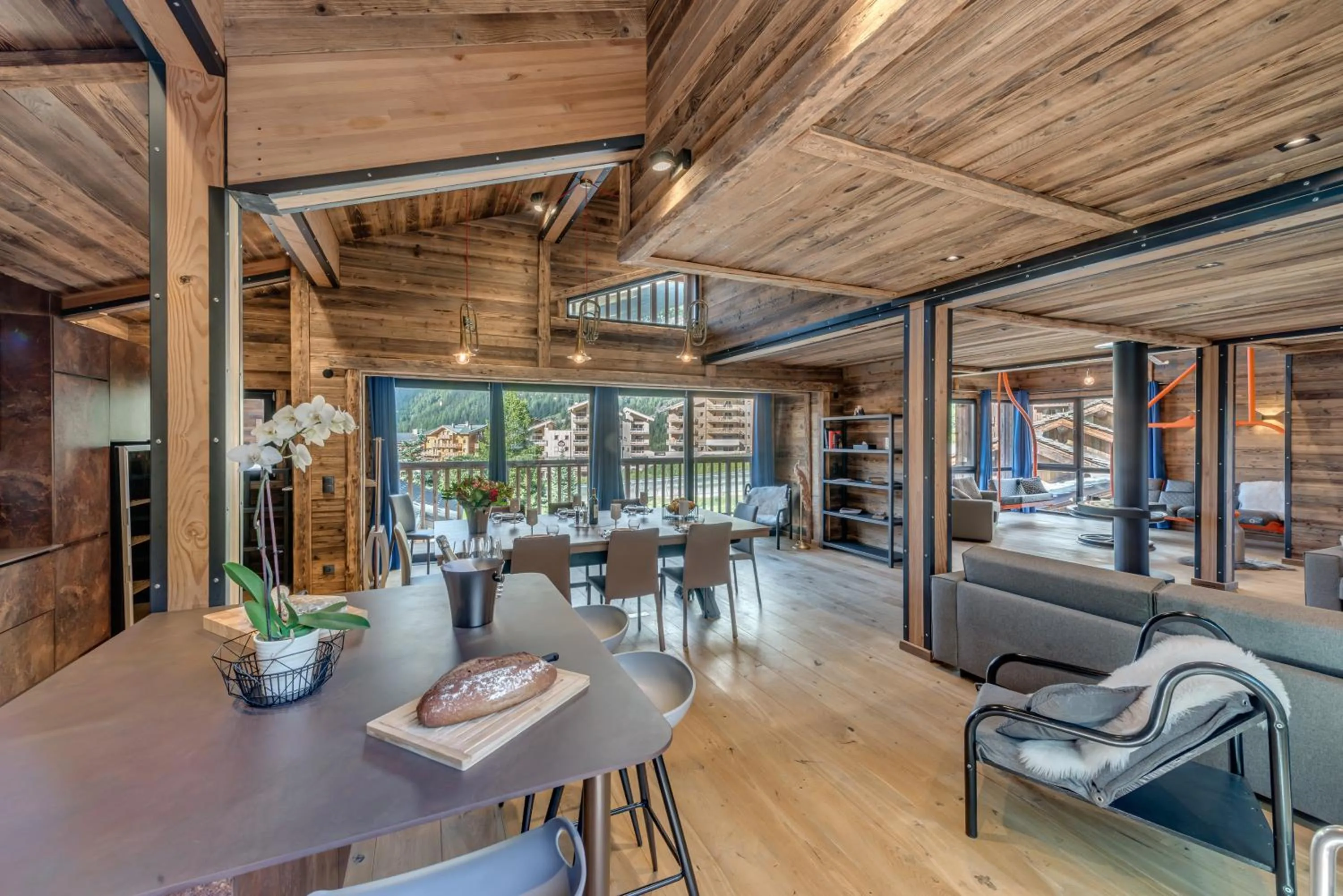 Living room in Chalet Monts by Les Etincelles