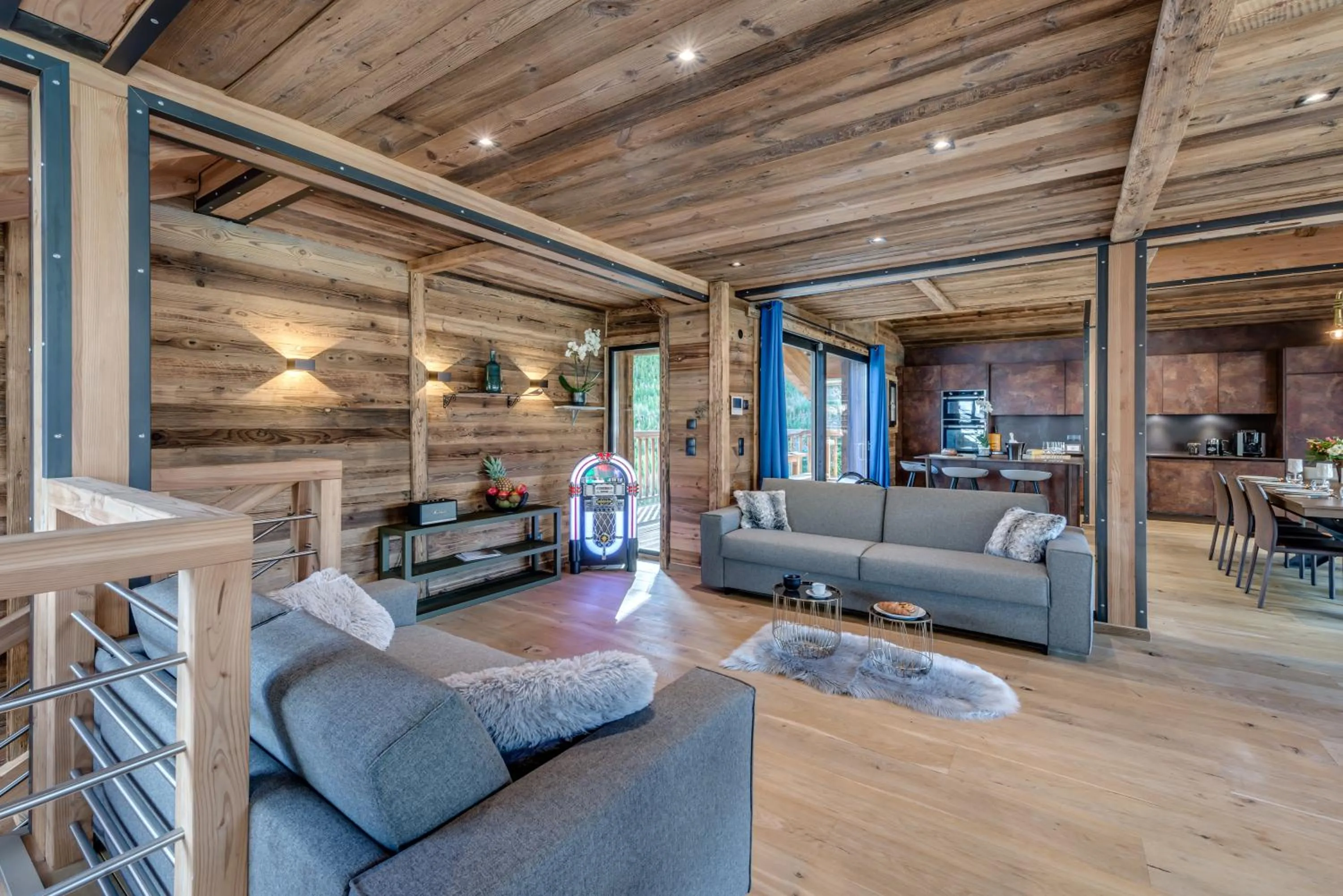 Living room in Chalet Monts by Les Etincelles
